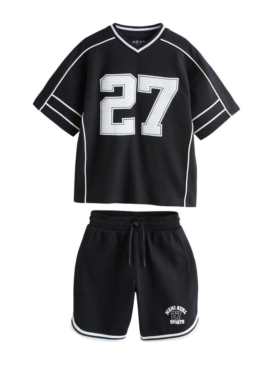Next completo bambino t-shirt shorts varsity uso quotidiano