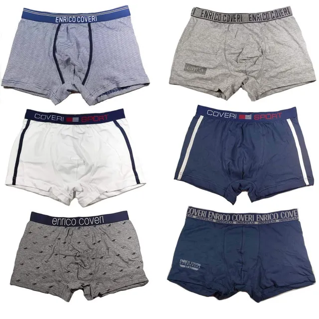 Enrico Coveri boxer uomo cotone assortiti 6 paia taglia S