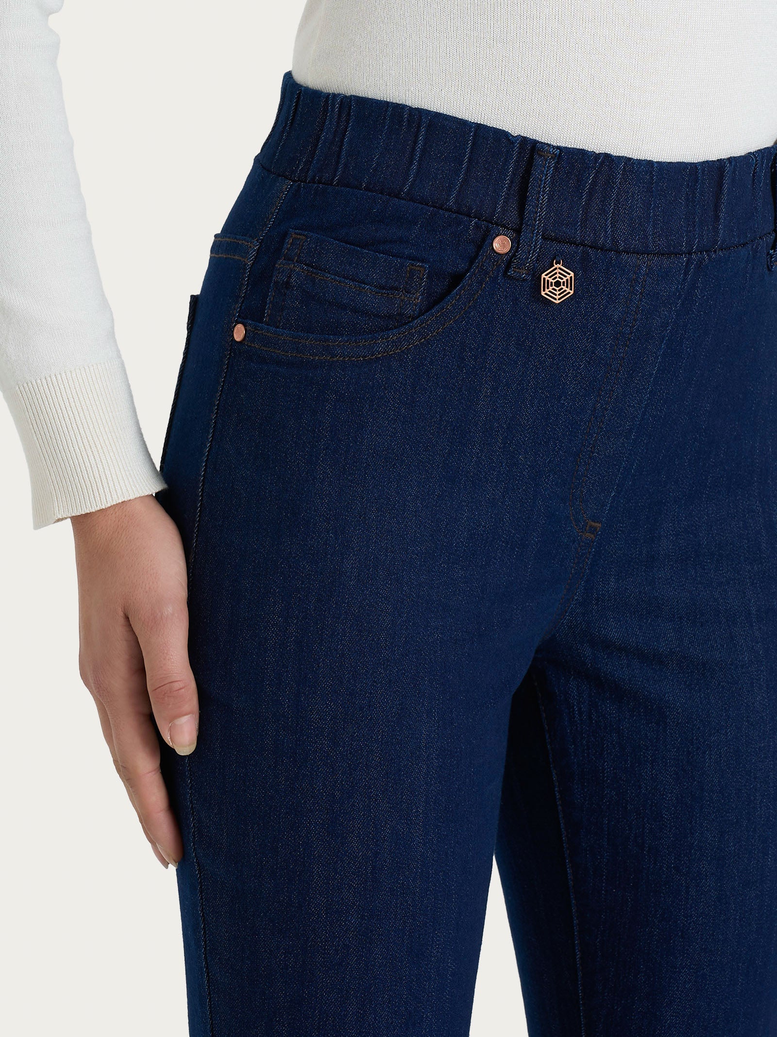Ragno 4 Seasons Denim jeans dritti donna Persia