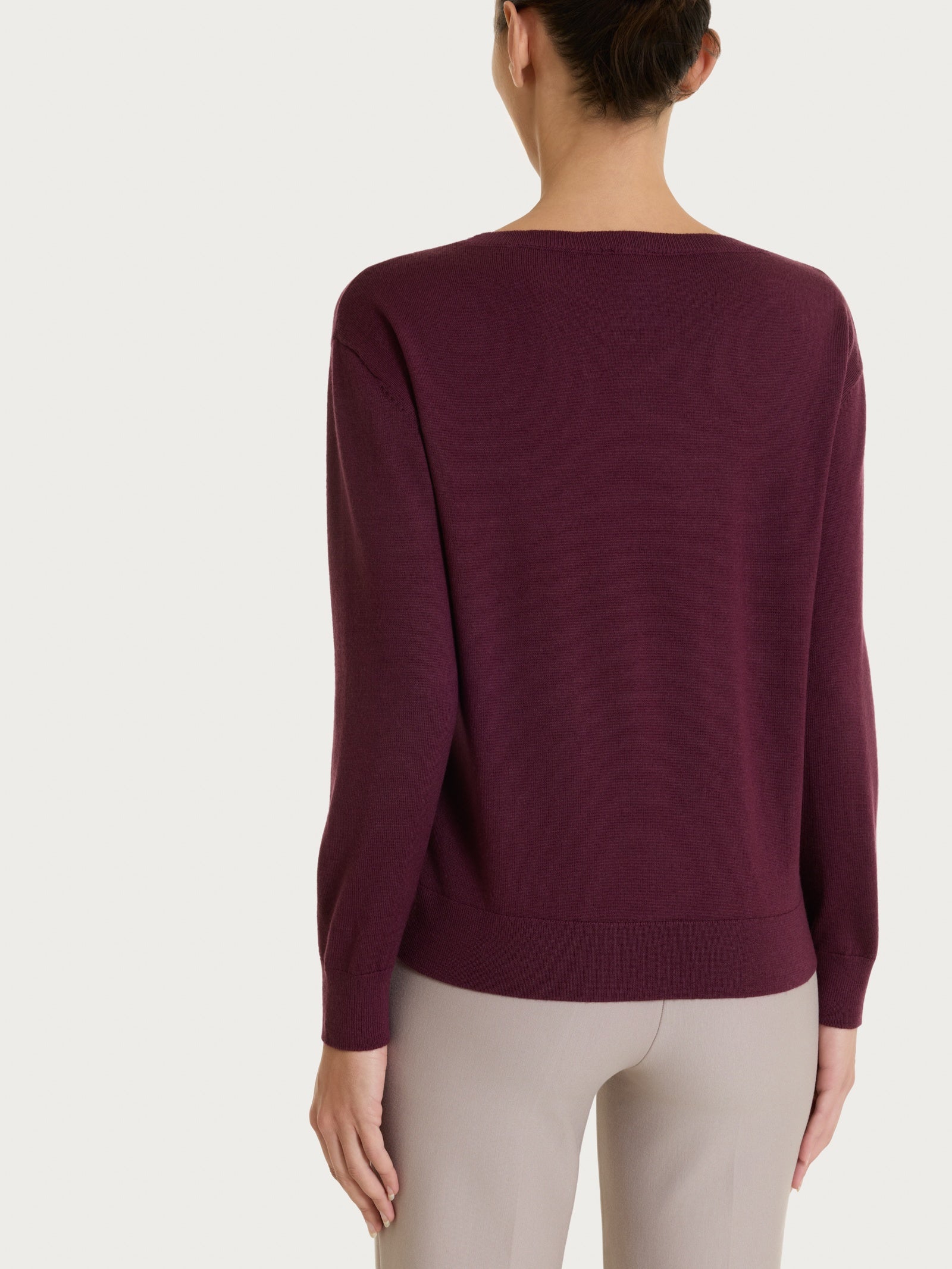 Ragno Merino Soft maglia barchetta lana fig