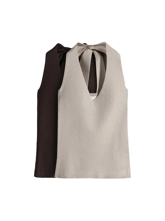 Geo Next The Set Top Donna Confezione da 2 Maglina con Lacci