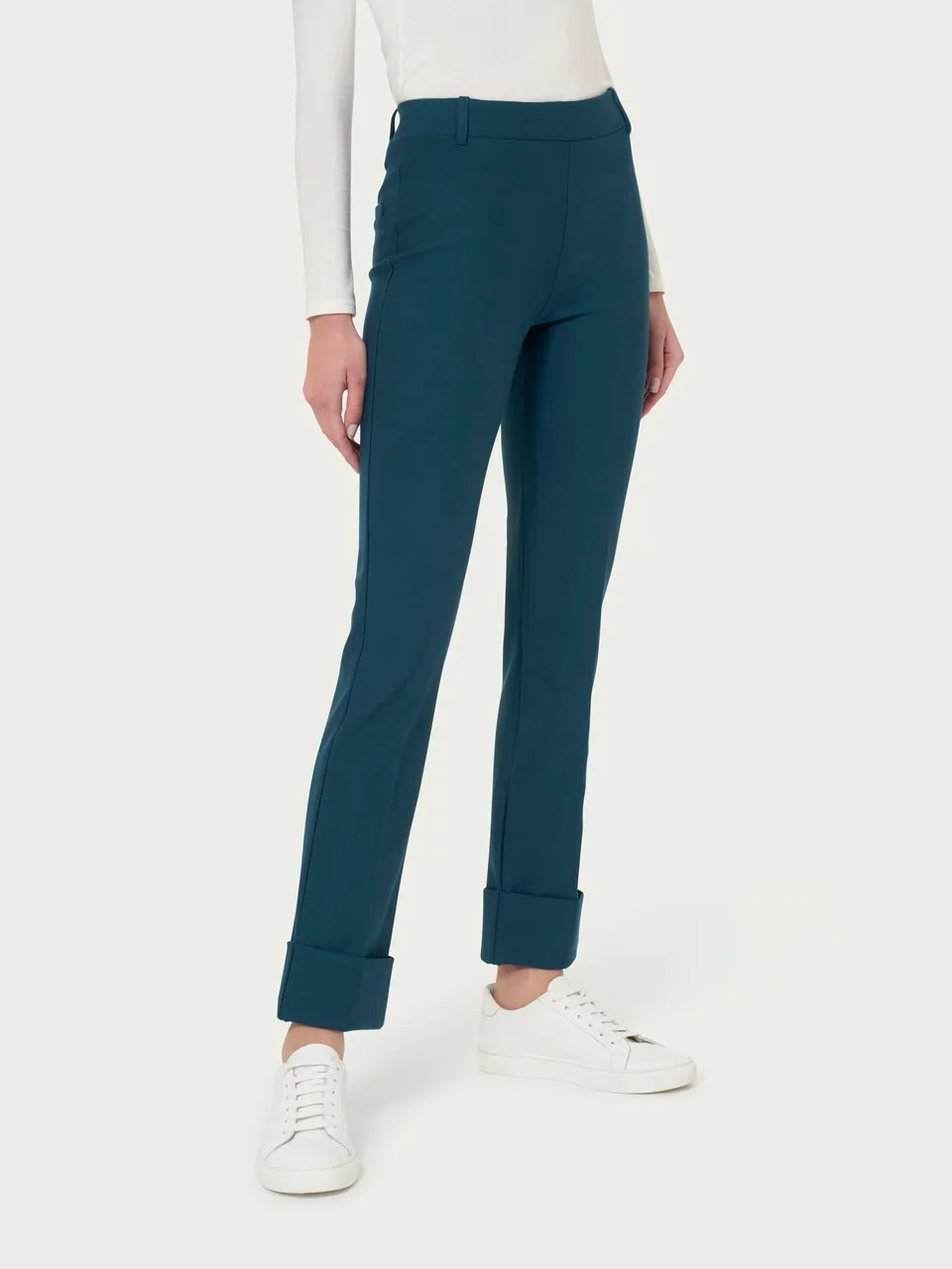 Ragno Compact Pantalone Slim Dritto Reflecting Pond