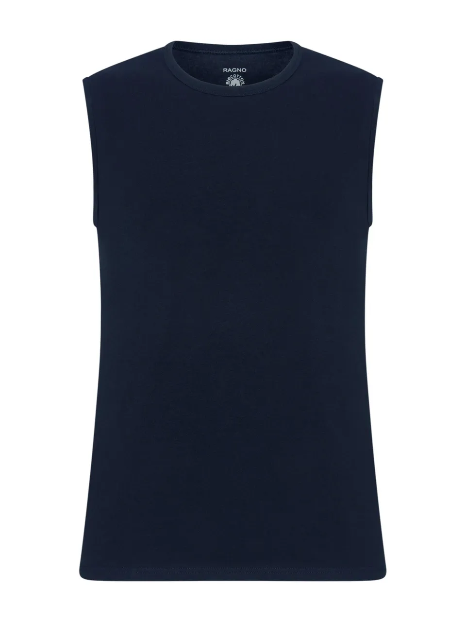 Ragno Comfort Canottiera uomo Bleu cotone elasticizzato