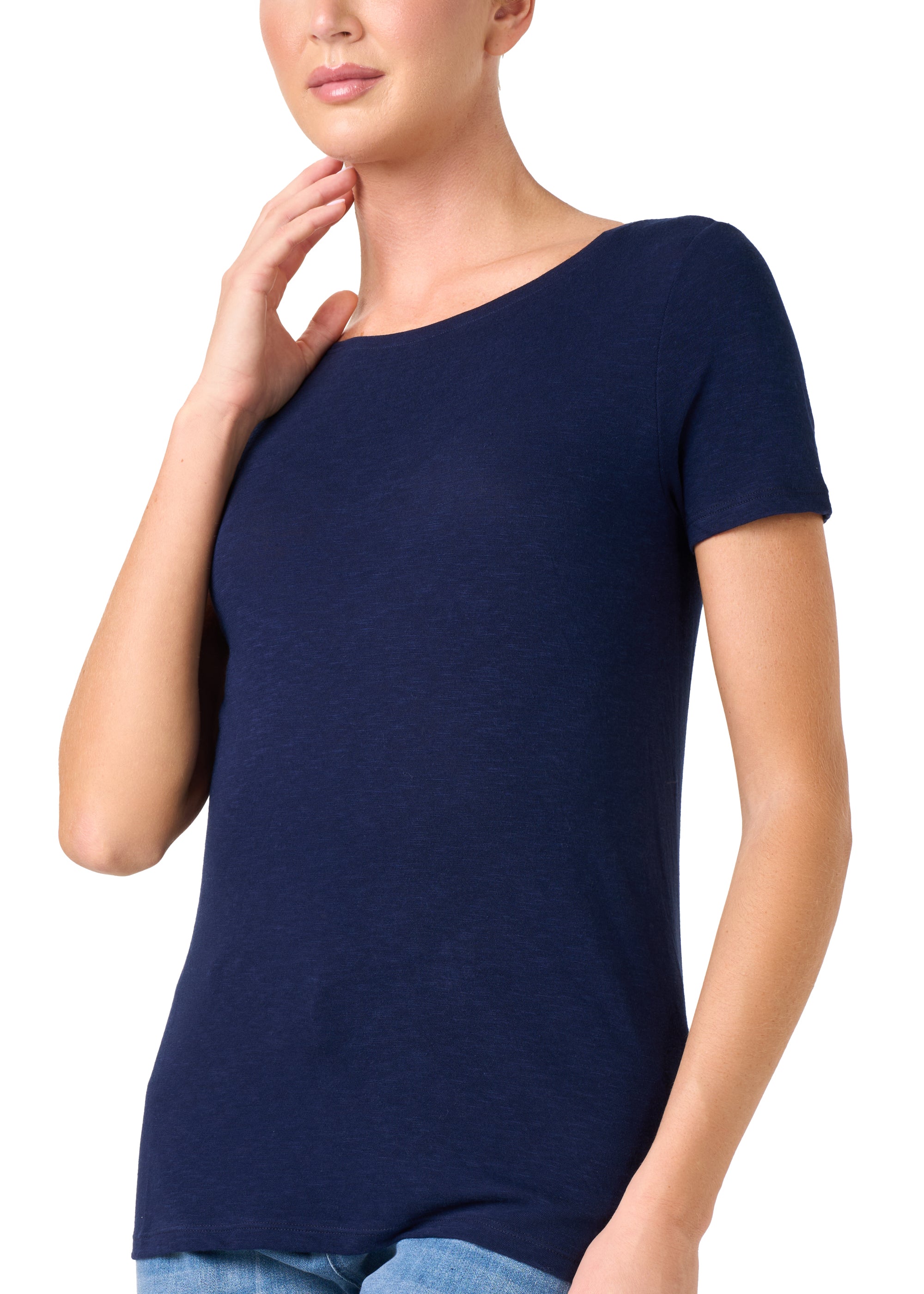 Philippe Matignon Leger t-shirt lino scollo barchetta