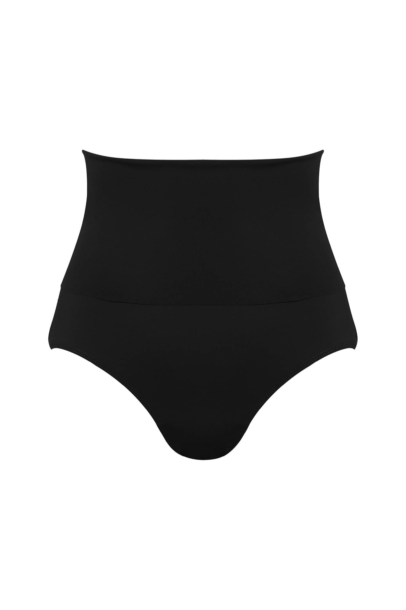 Goldenpoint slip bikini fianco alto tinta unita microfibra