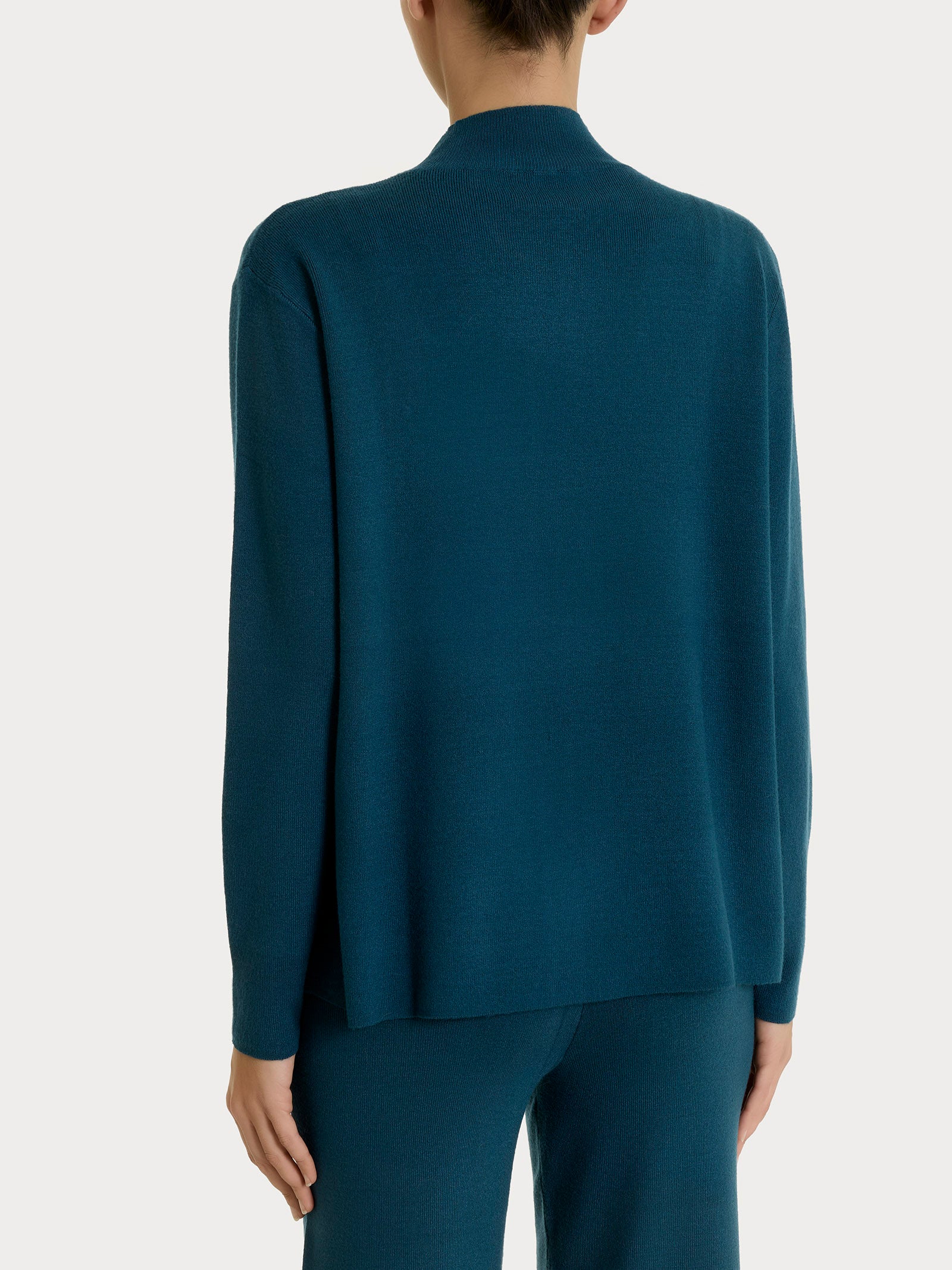 Ragno Super Soft Lupetto maglia Reflecting Pond collo alto