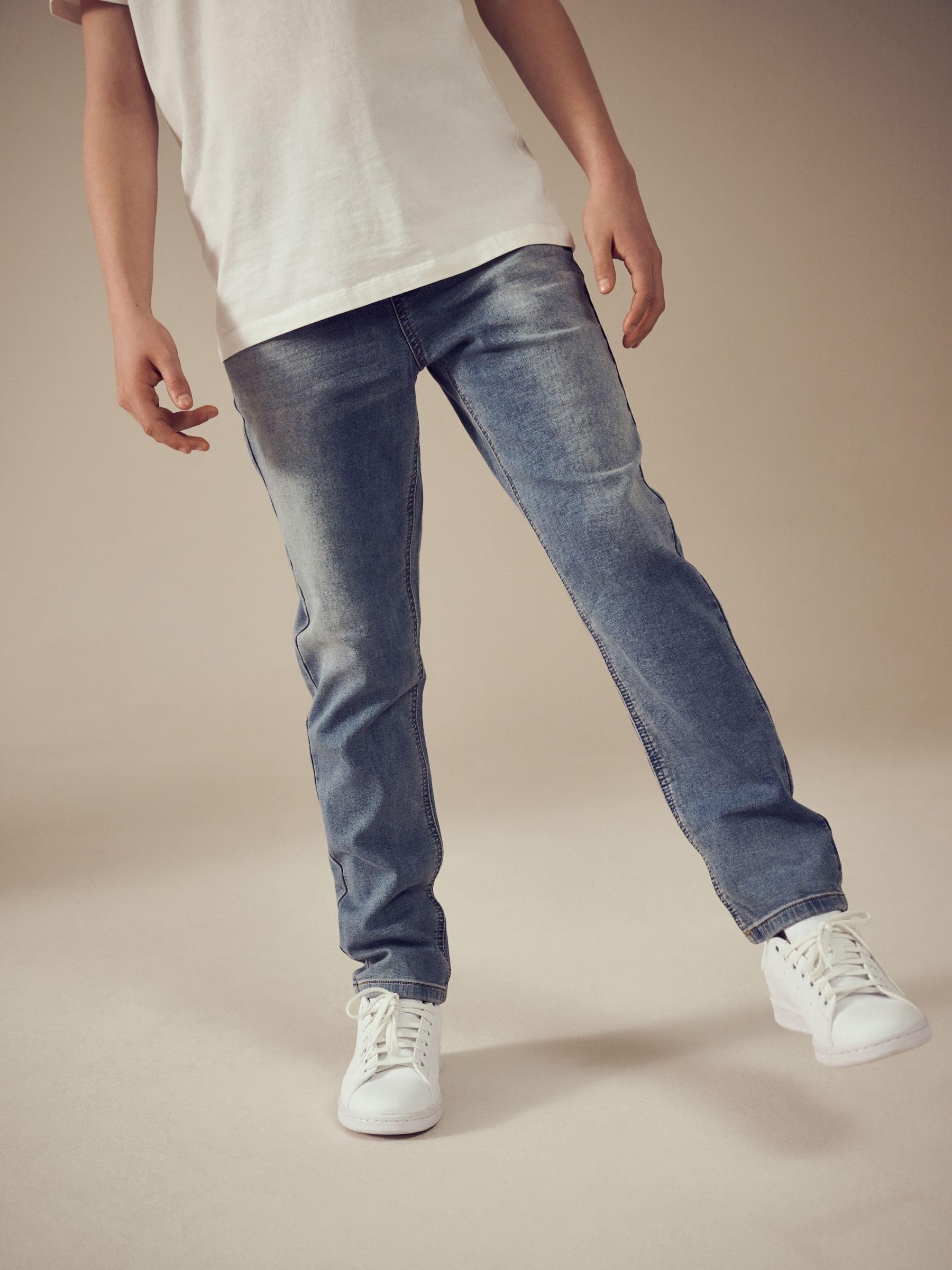 Next Jeans Ragazzo Elasticizzati Regular con Elastico in Vita