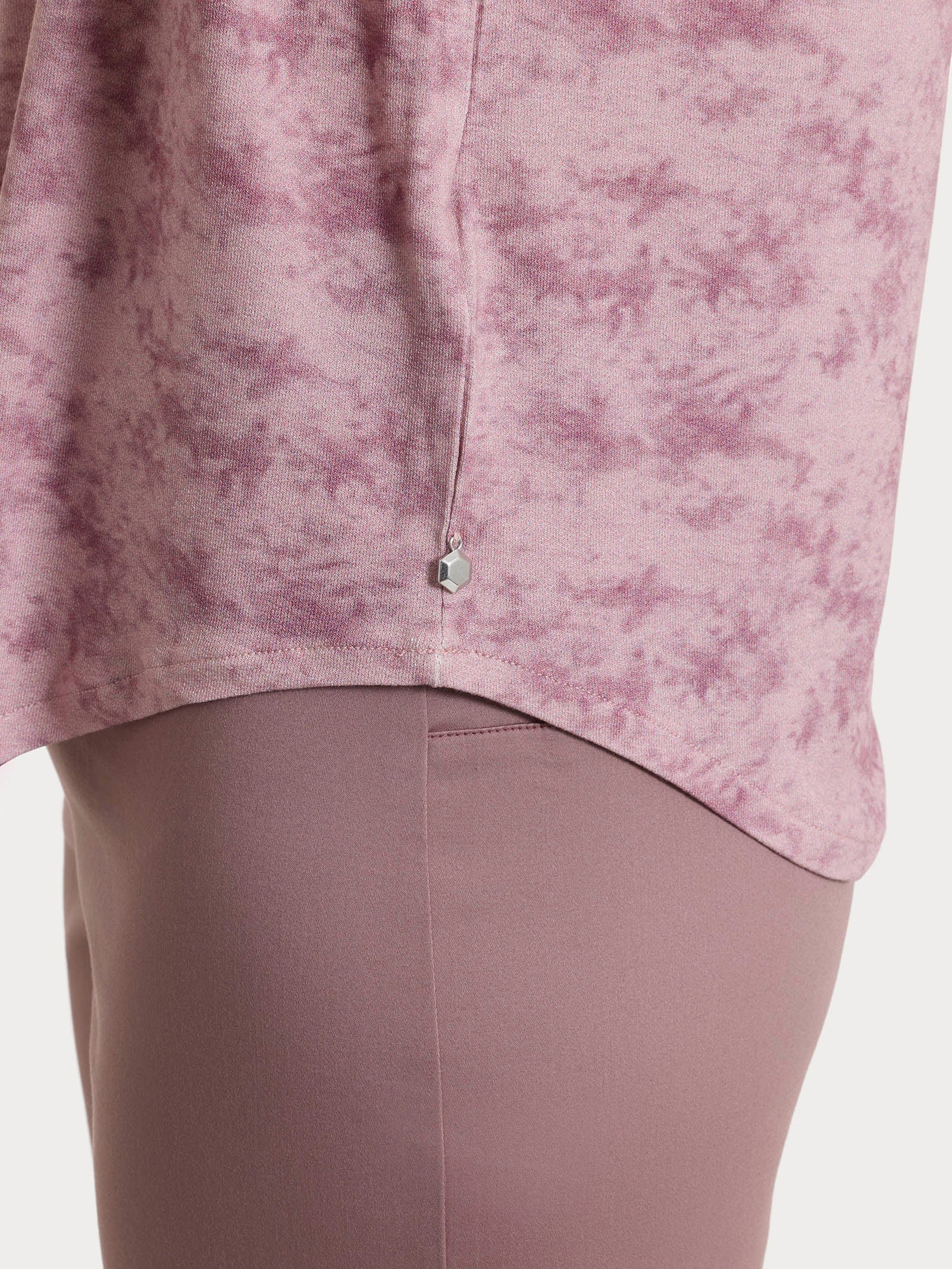 Ragno Viscosa Summer maglietta donna violet in crepe