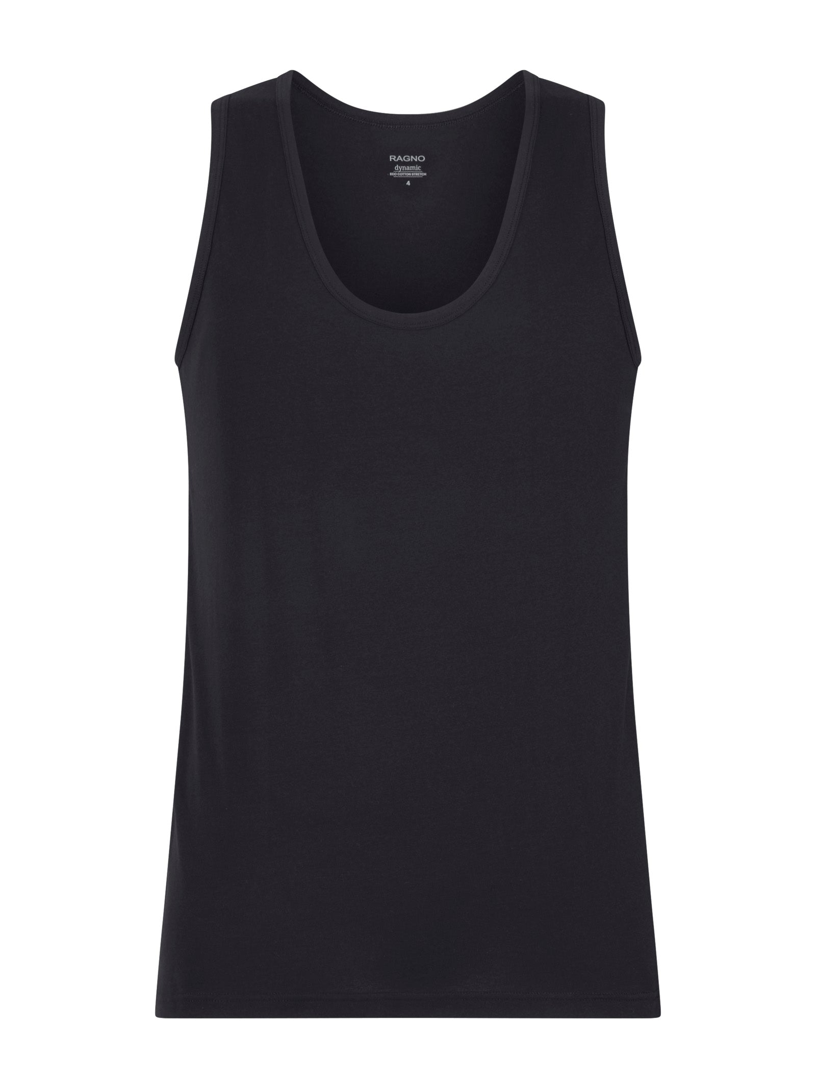Ragno Dynamic canottiera uomo cotone nero bipack