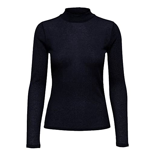 Lady C Lupetto collo ciclista lana microfibra blu L