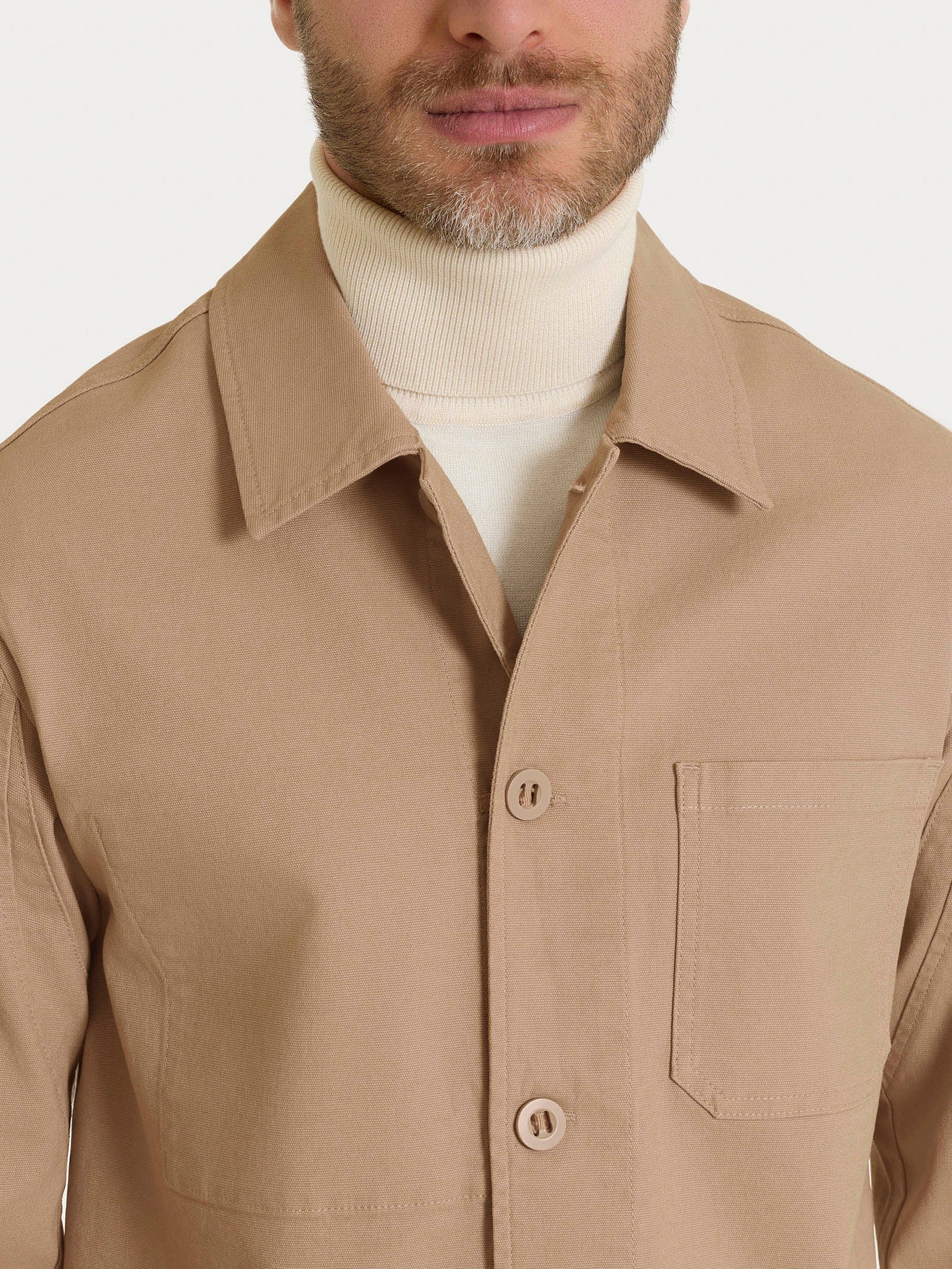 Ragno Compact giacca utility Canvas Stretch Tiger's Eye uomo