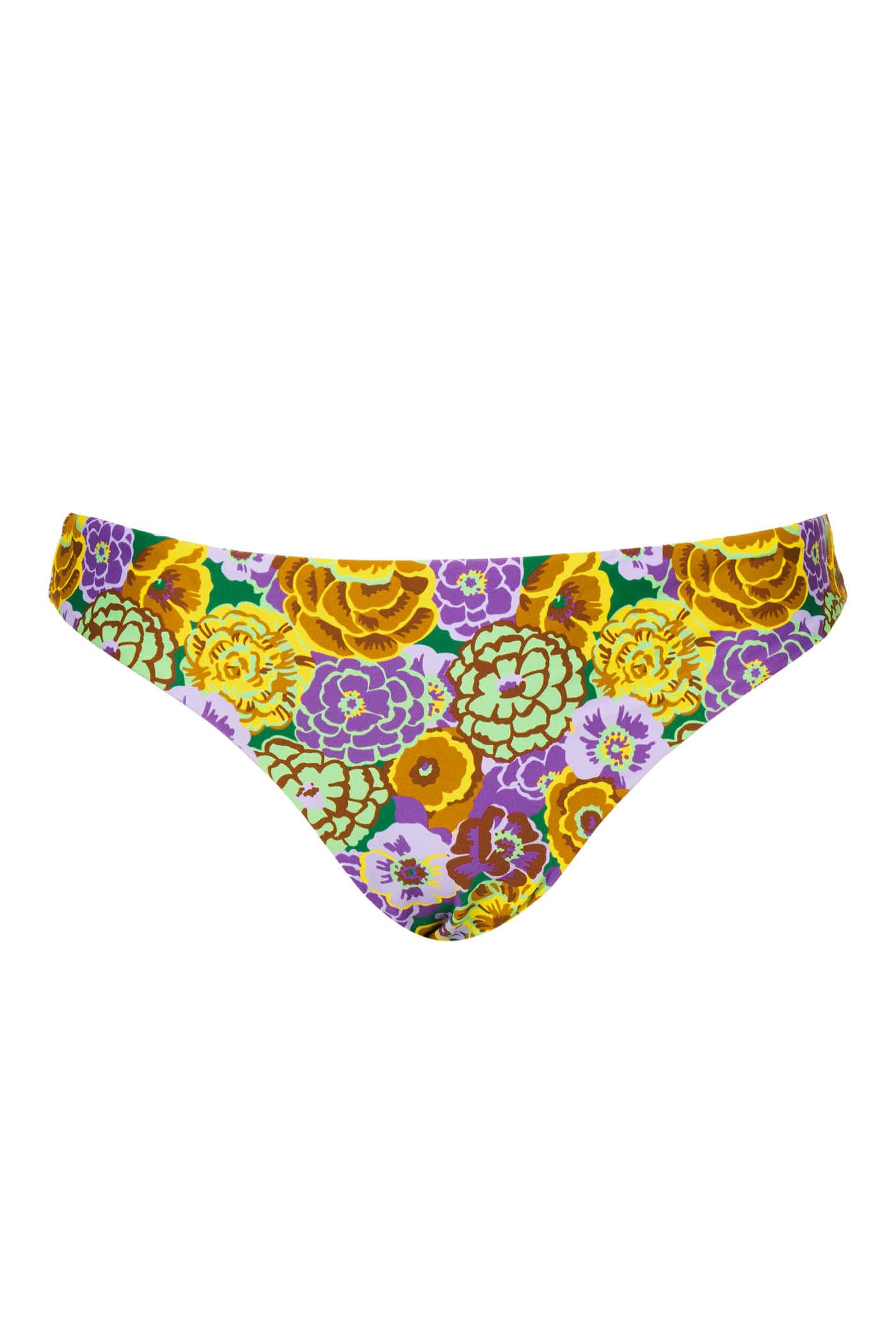 Goldenpoint Fleur slip bikini fianco basso floreale