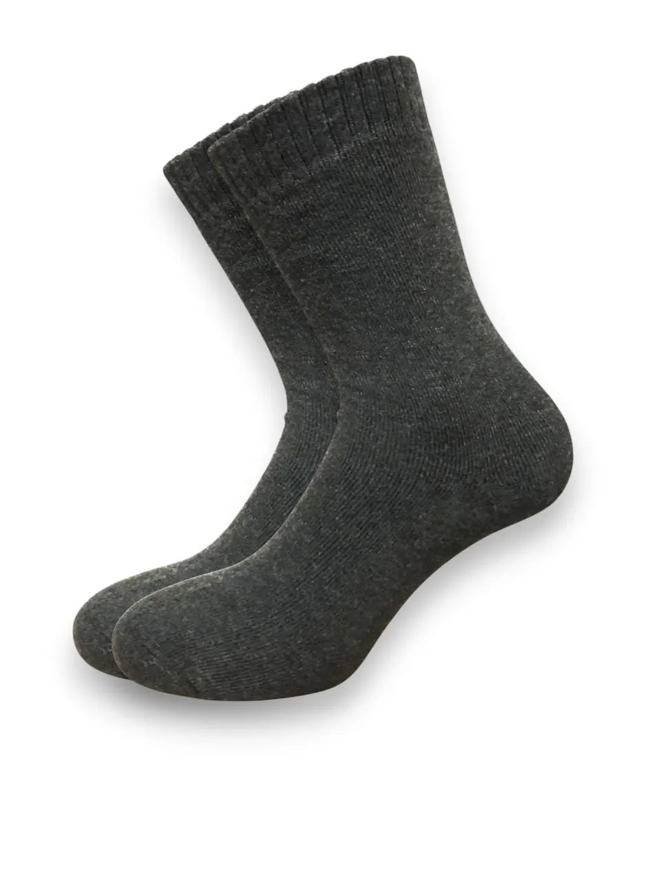 Lady C calzini uomo pile e lana 3 paia nero blu grigio caldi
