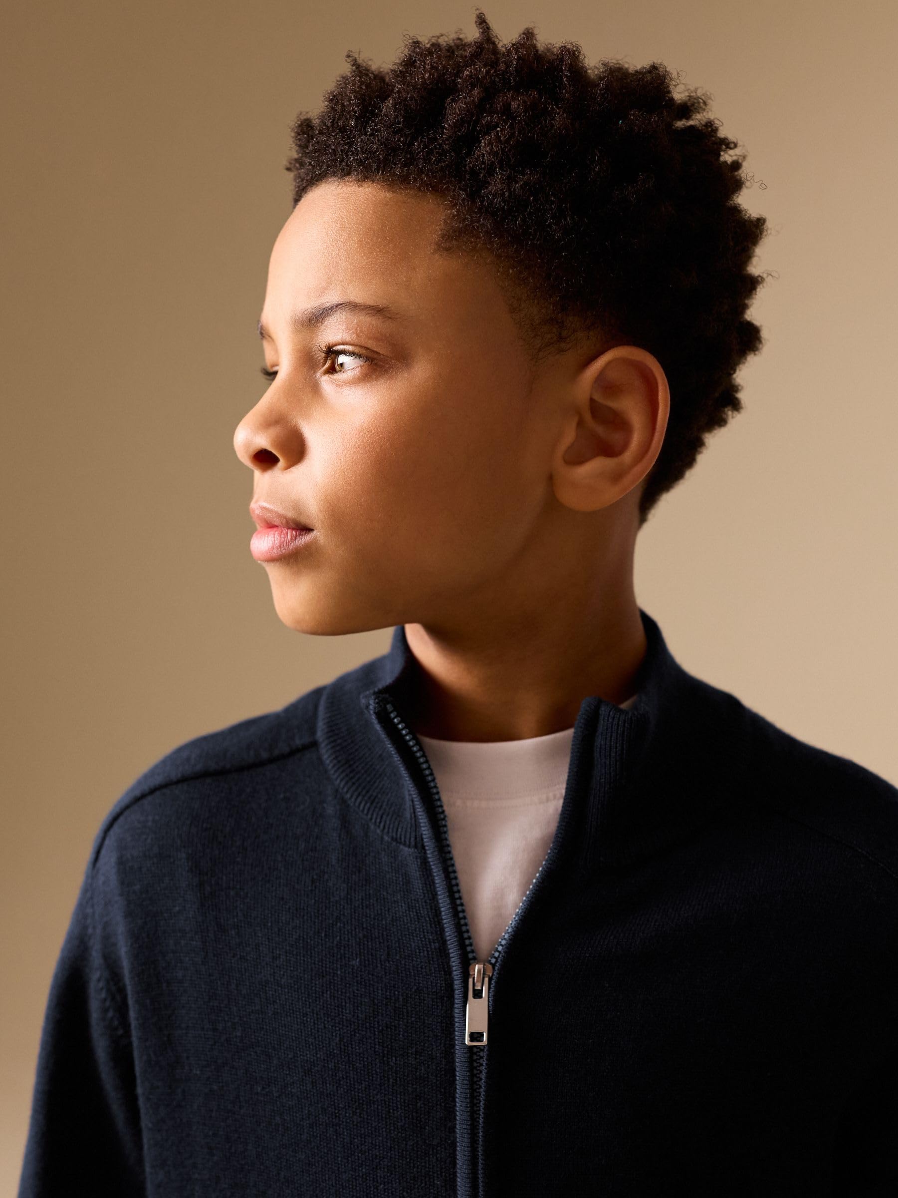 Next cardigan bambino lana merino con zip taglia 104