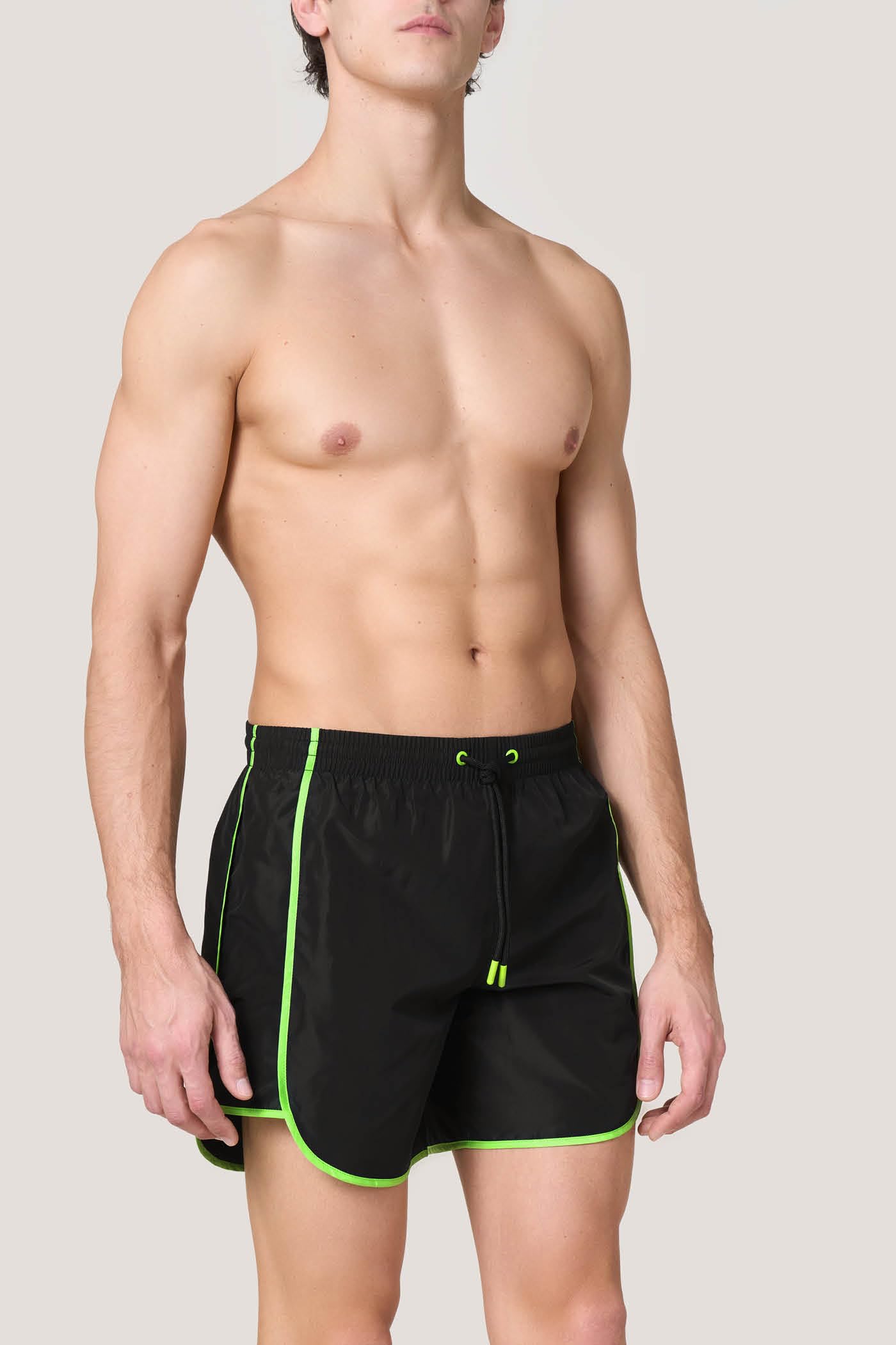 Goldenpoint Volley Piping Fluo boxer mare uomo profili contrasto