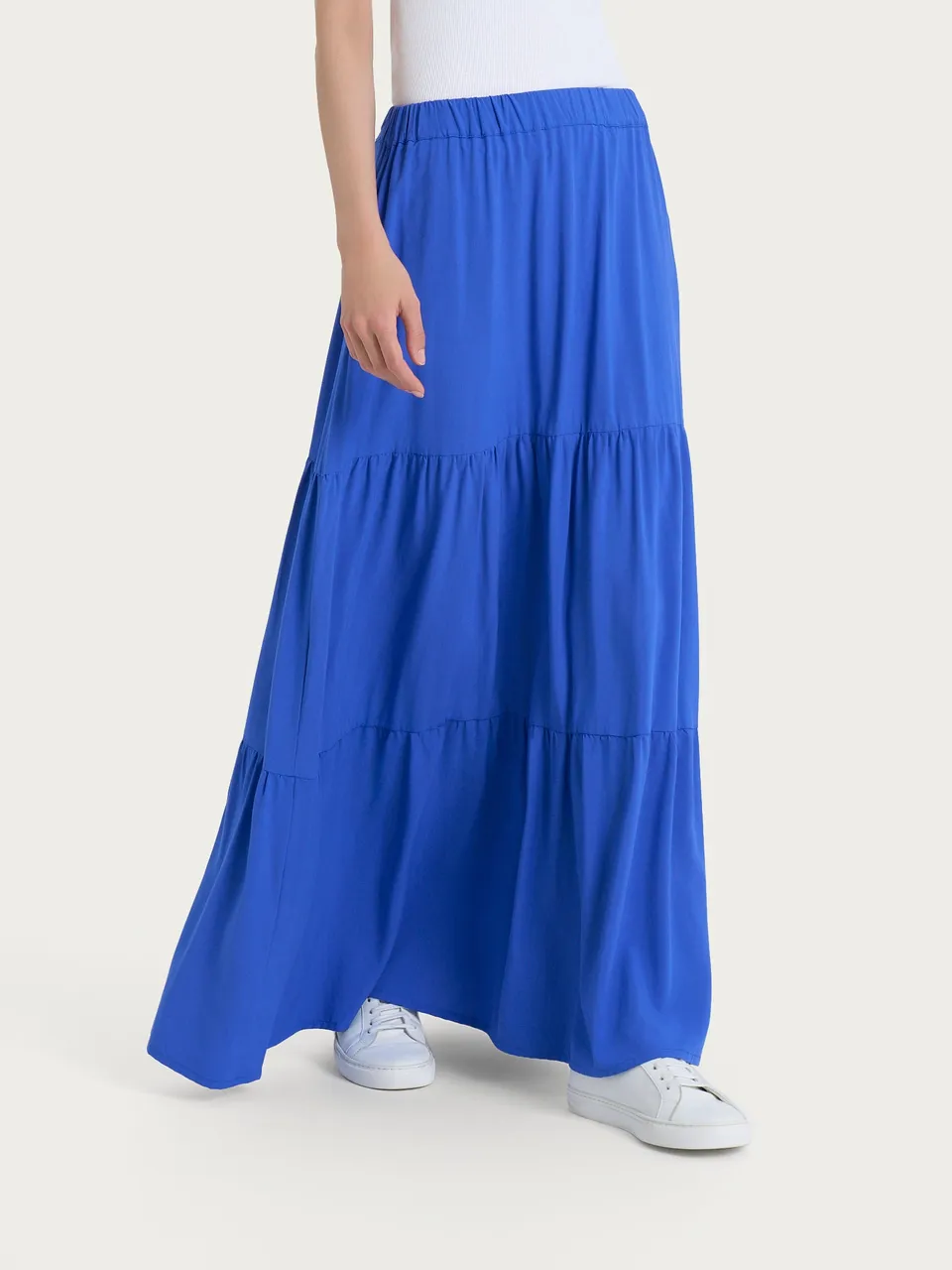 Ragno EcoSeta Gonna Lunga gonna dazzling blue