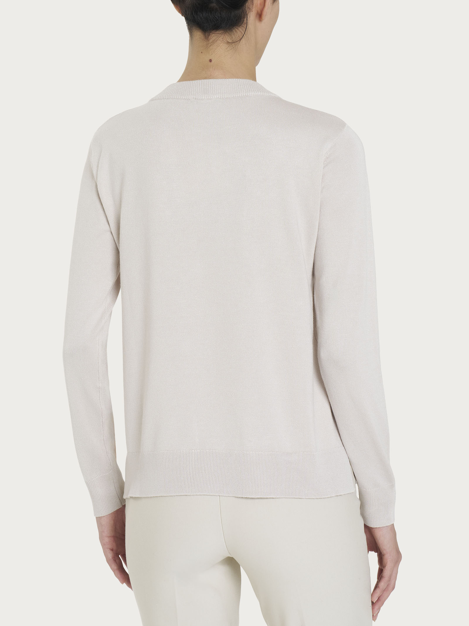 Ragno Four Seasons Maglia Girocollo Champignon viscosa