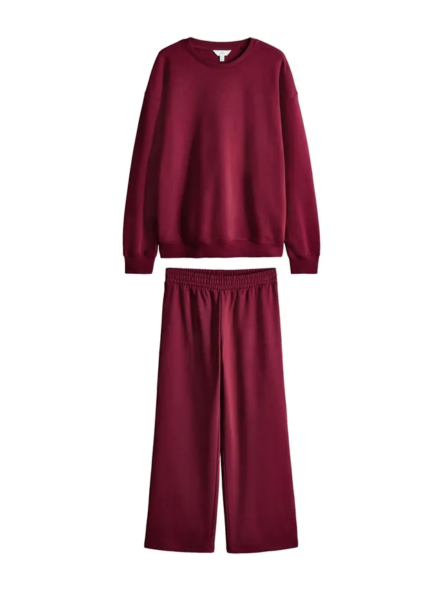 Next The Set Tuta Donna 2 Pezzi Felpa e Pantaloni Larga
