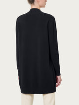 Ragno Super Soft cardigan donna lungo nero