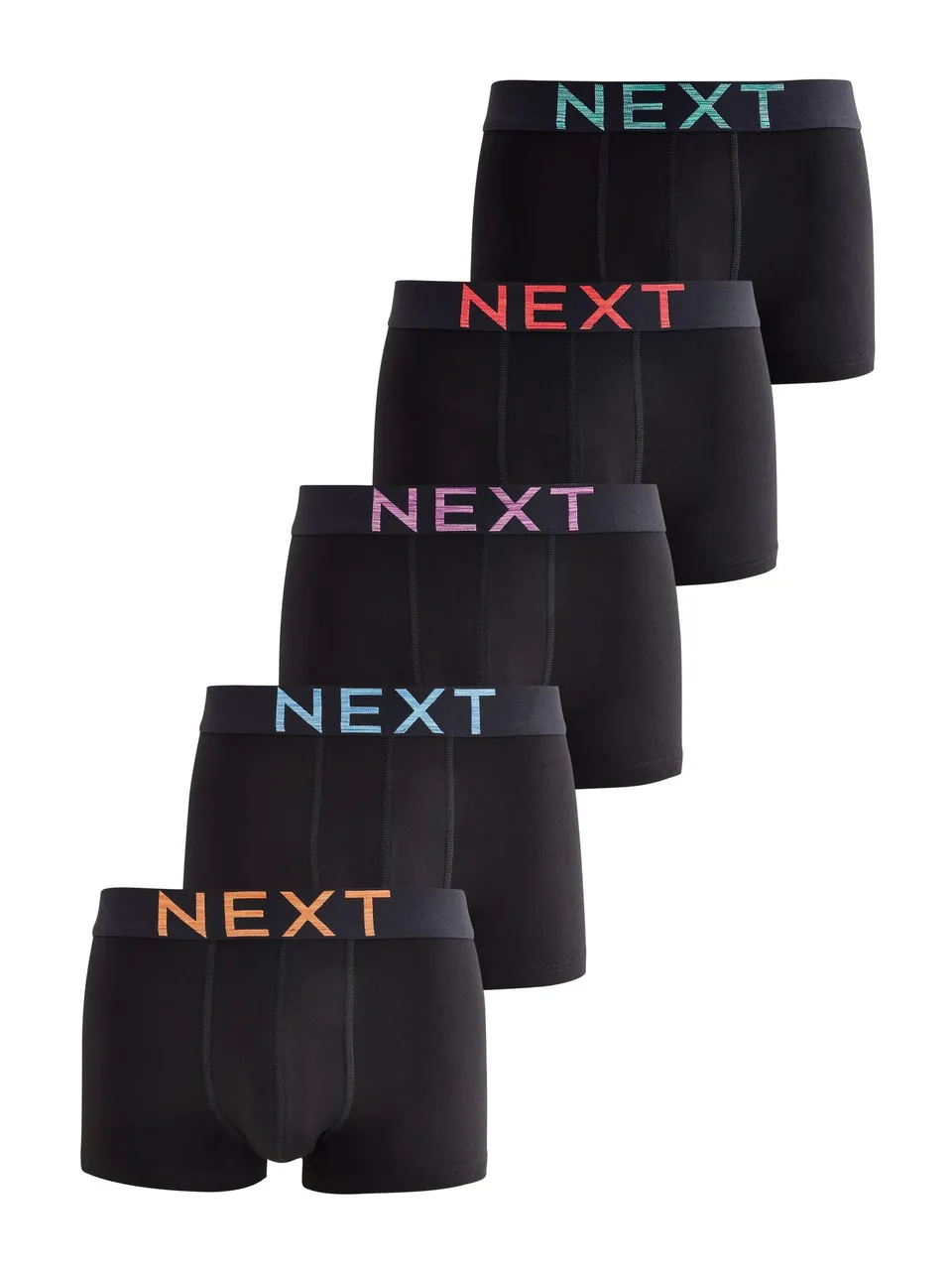 Next boxer uomo vita bassa 5 pezzi misto cotone