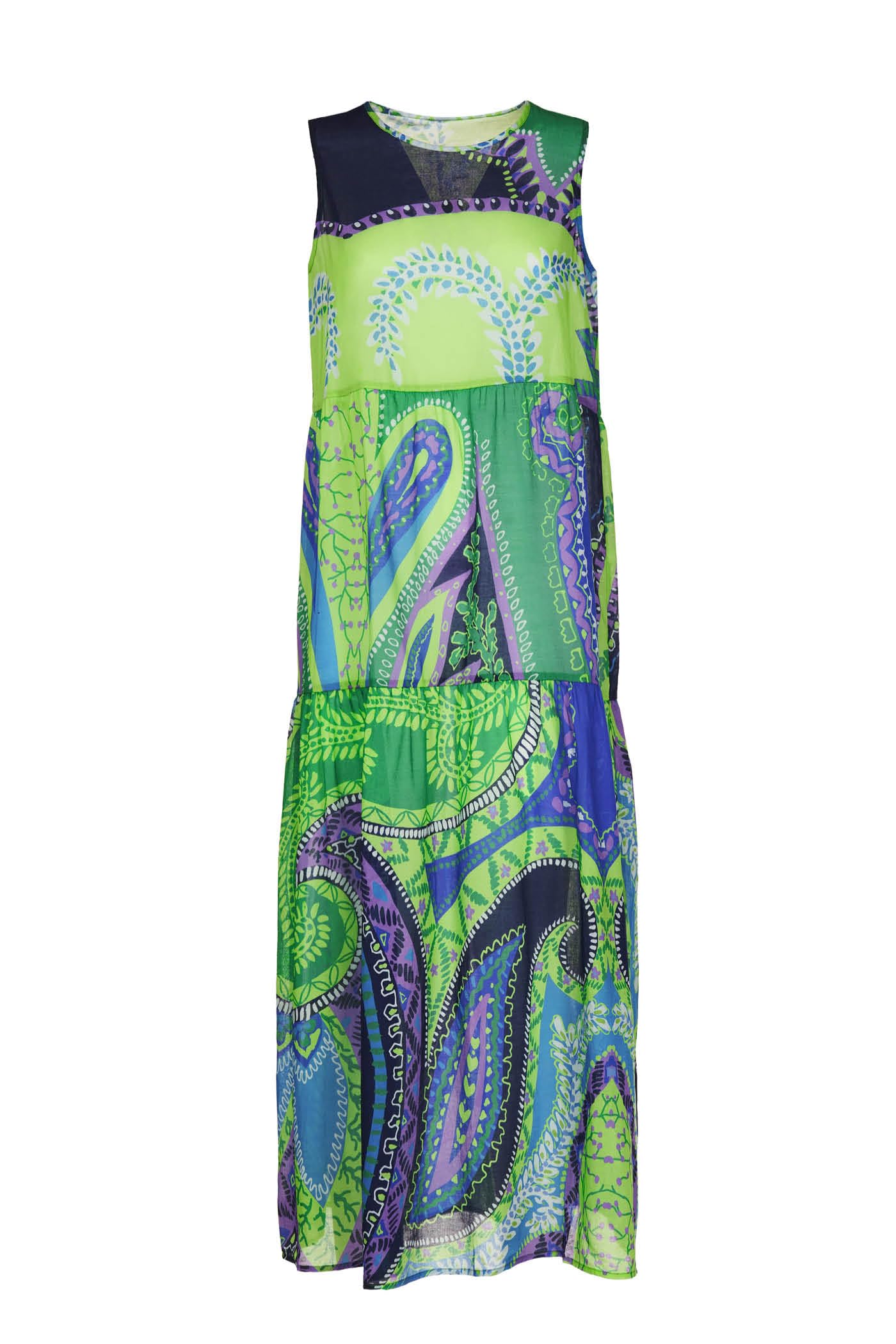 Goldenpoint Samba copricostume abito lungo cotone mandala