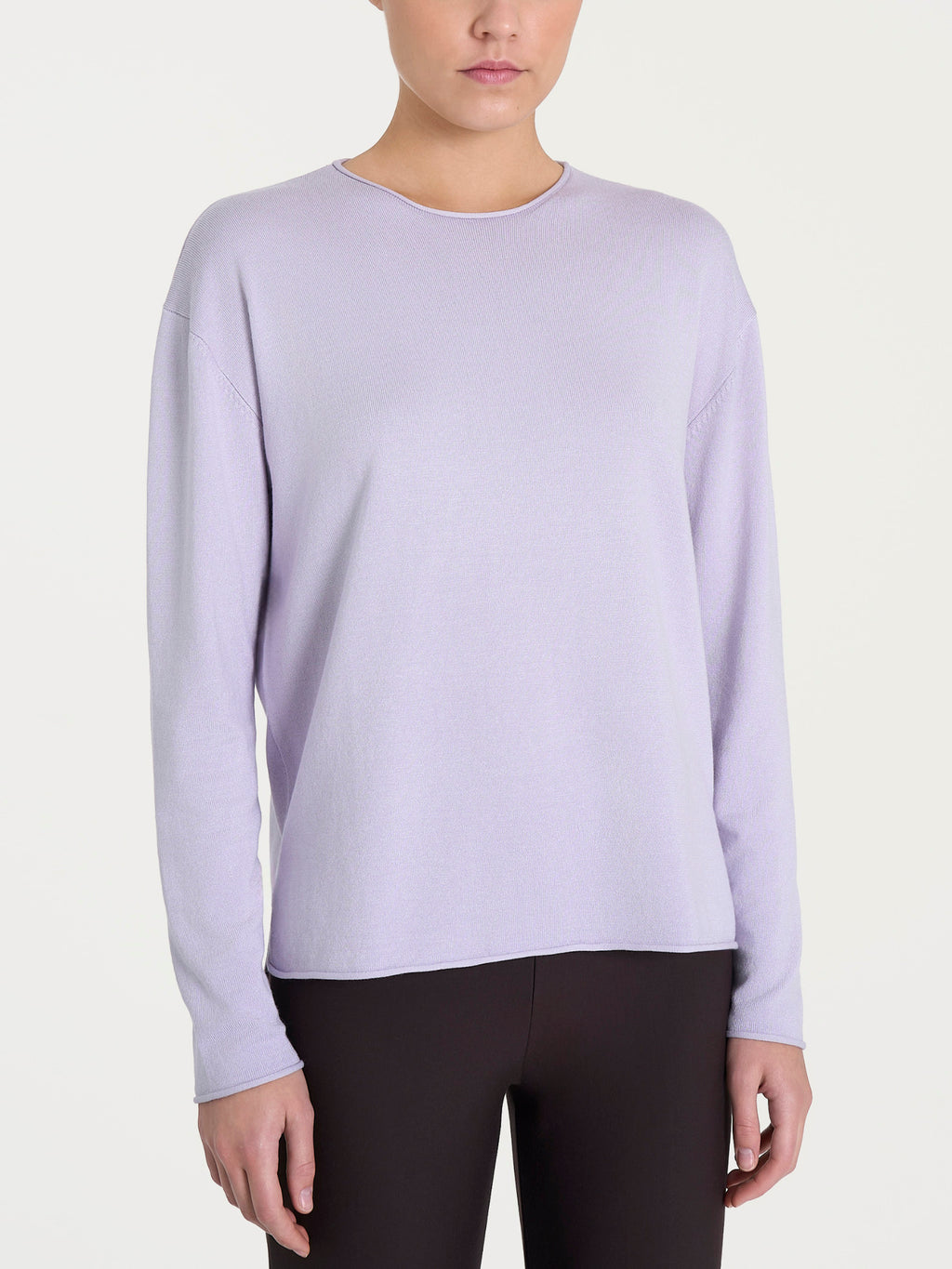 Ragno Four Seasons Maglia Girocollo Asimmetrica Thistle traspirante