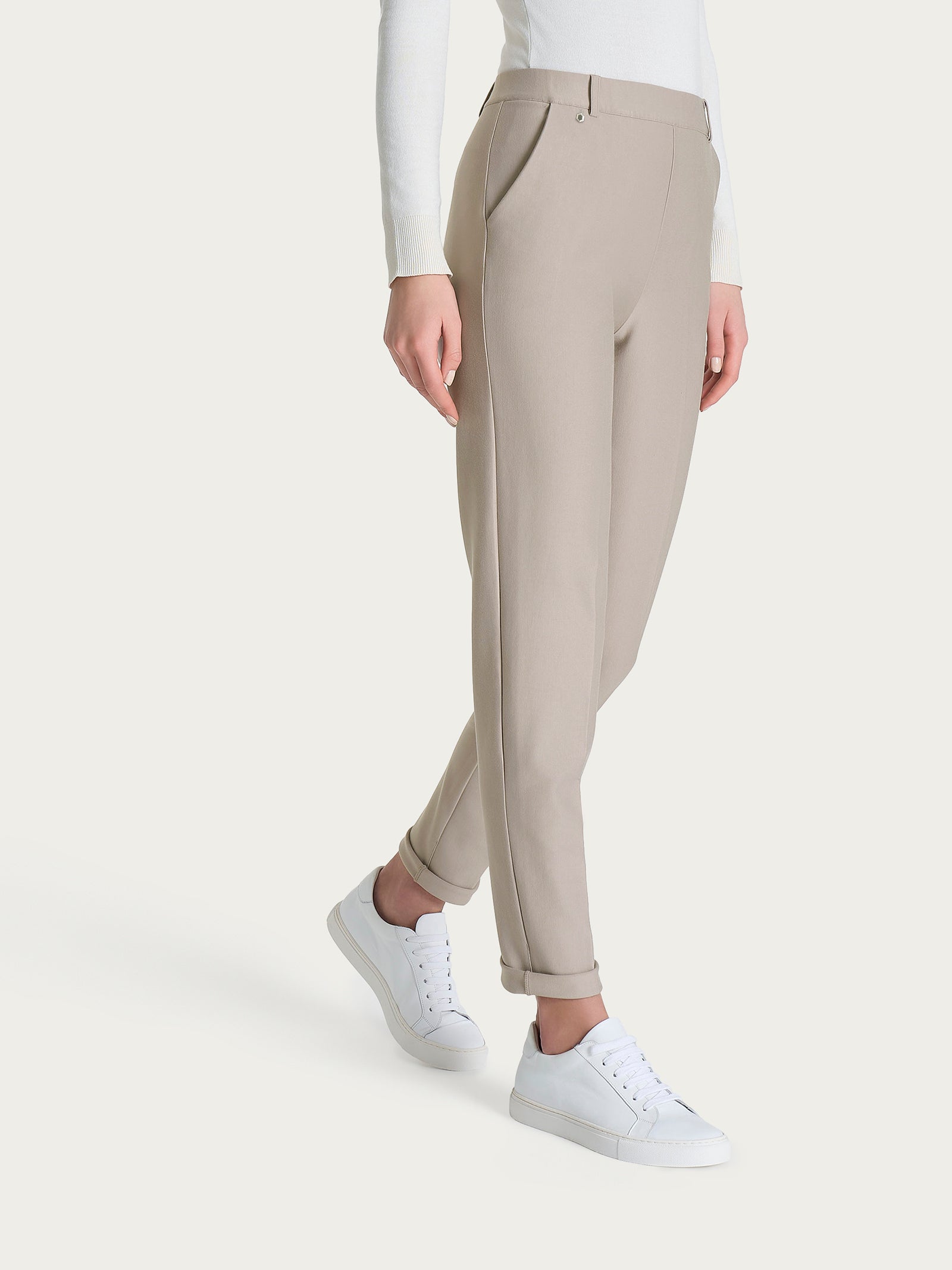 Ragno Compact The Chino Pantalone Donna String Slim Elasticizzato