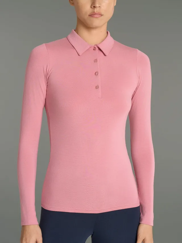 Ragno Polo Clivia maglia manica lunga viscosa