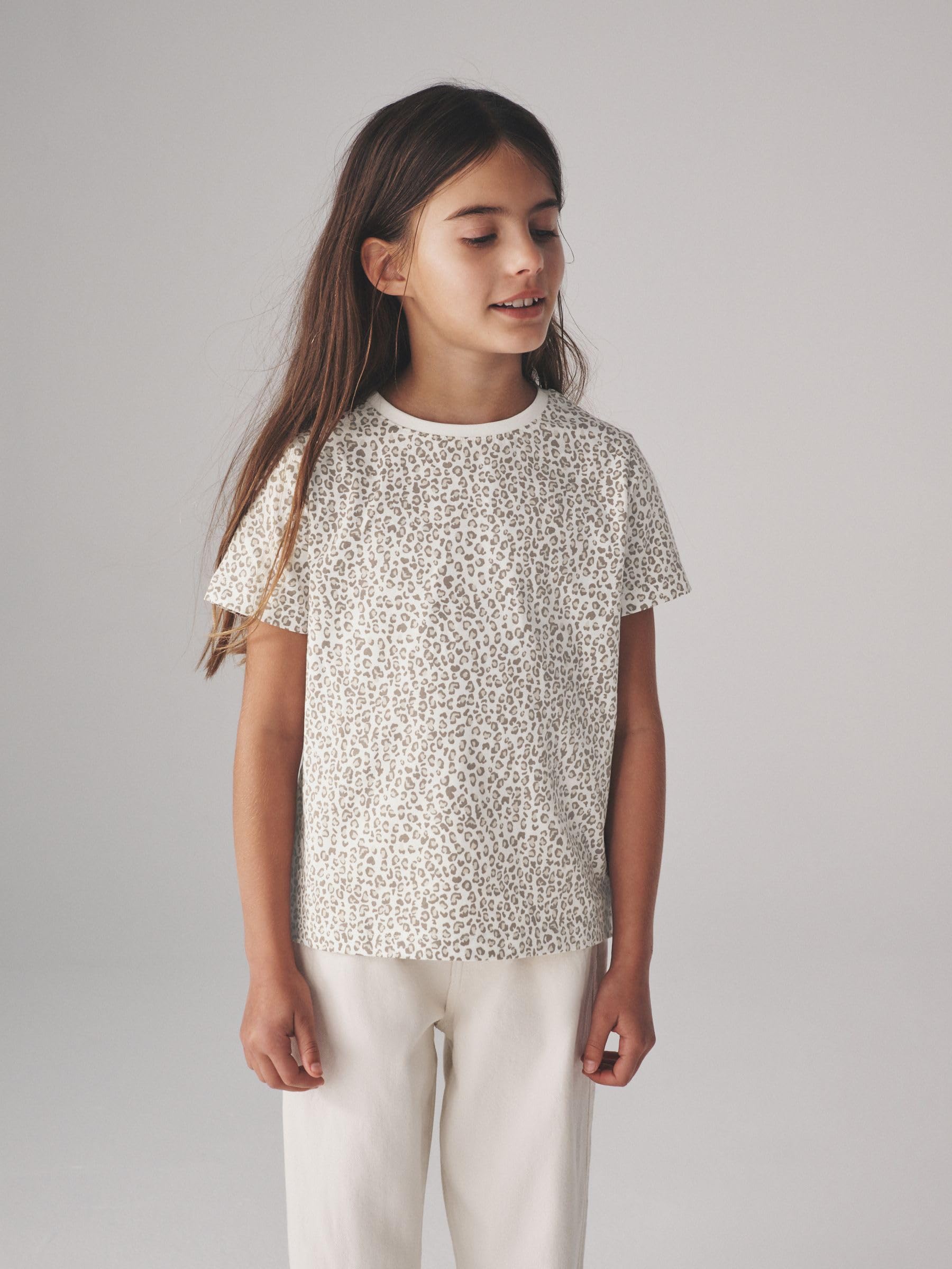 Geo Next THE SET T-Shirt Bambina Maniche Corte 10 Pezzi Cotone