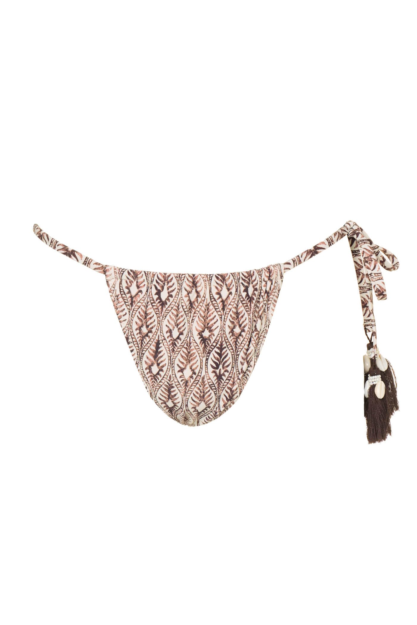 Goldenpoint Sauvage slip bikini microfibra fantasia etnica