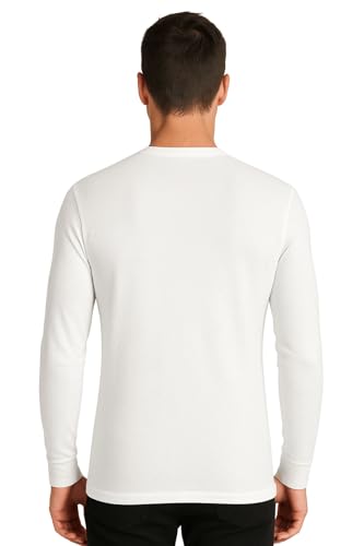 Lady C Maglia Intima Uomo Manica Lunga Cotone Bianca M Calda