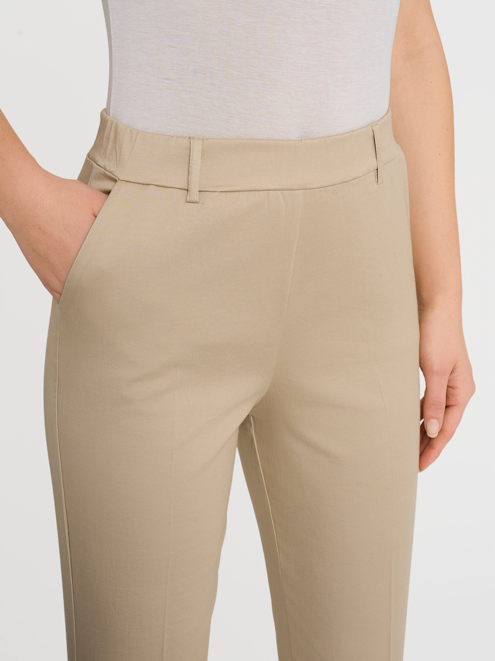 Ragno Satin Power pantalone dritto Irish Cream