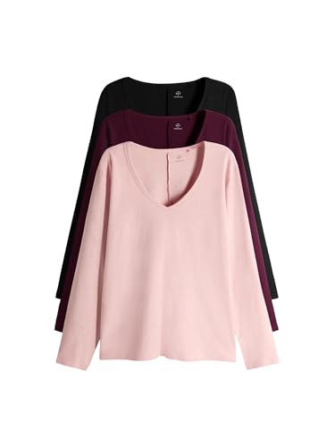 Next The Set top cotone maniche lunghe donna 3 pezzi
