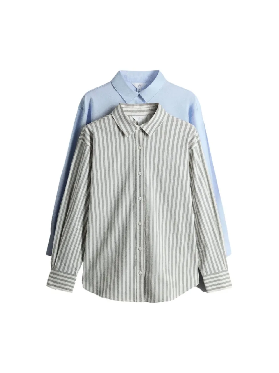The Set Oxford camicia donna 2 pezzi cotone uso quotidiano