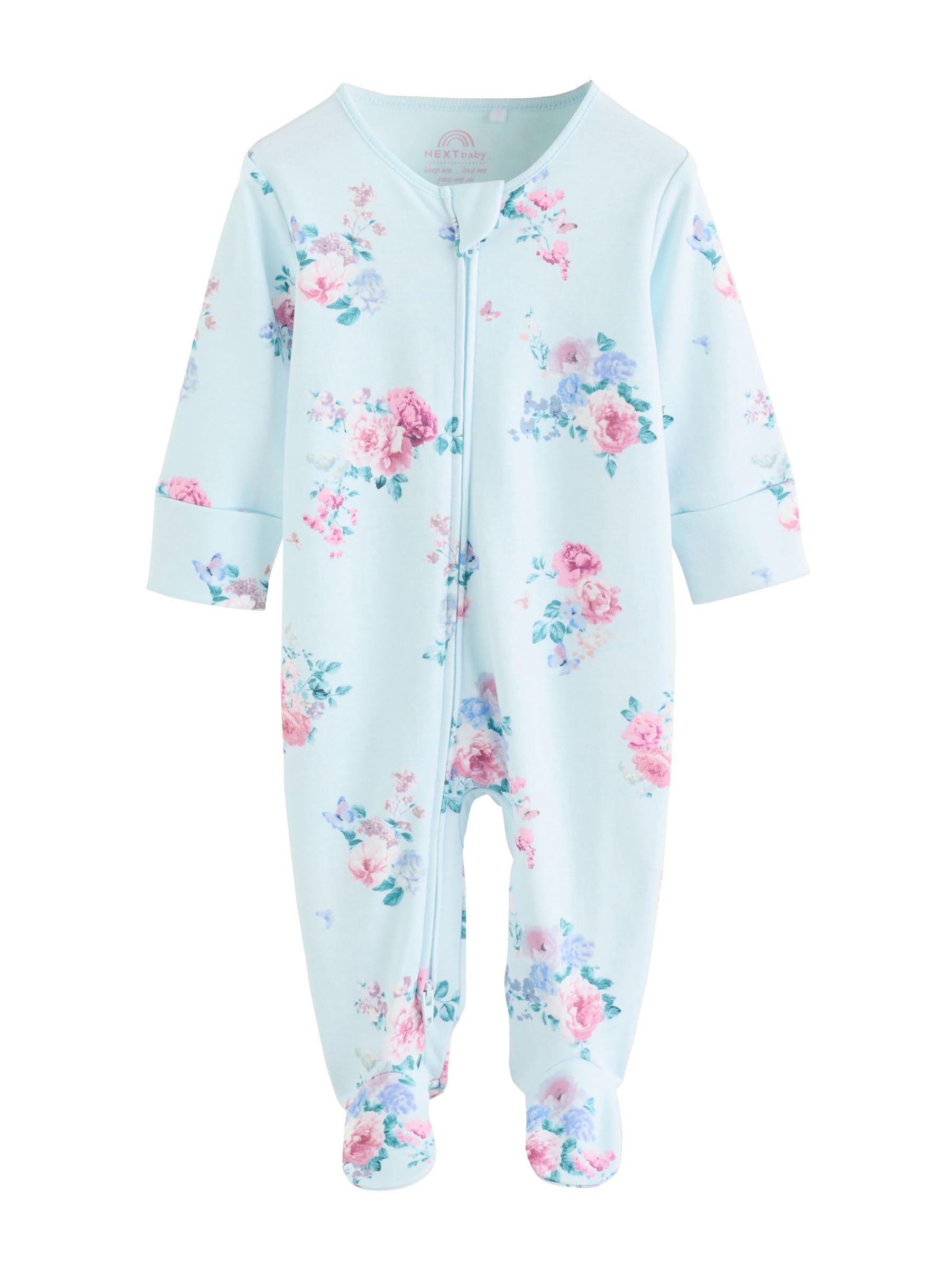 Geo Next Tutine neonato zip 80-86 confezione da 3 cotone