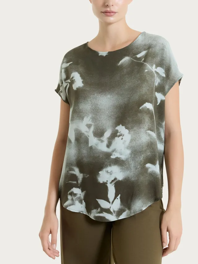 Ragno EcoSeta Blusa manica corta Foggy Dew