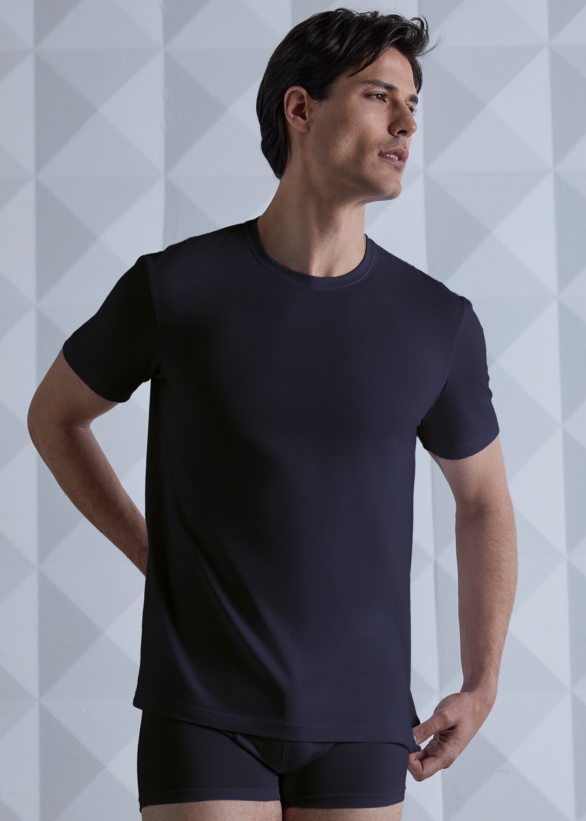 Philippe Matignon T-Shirt Man girocollo intimo cotone elasticizzato