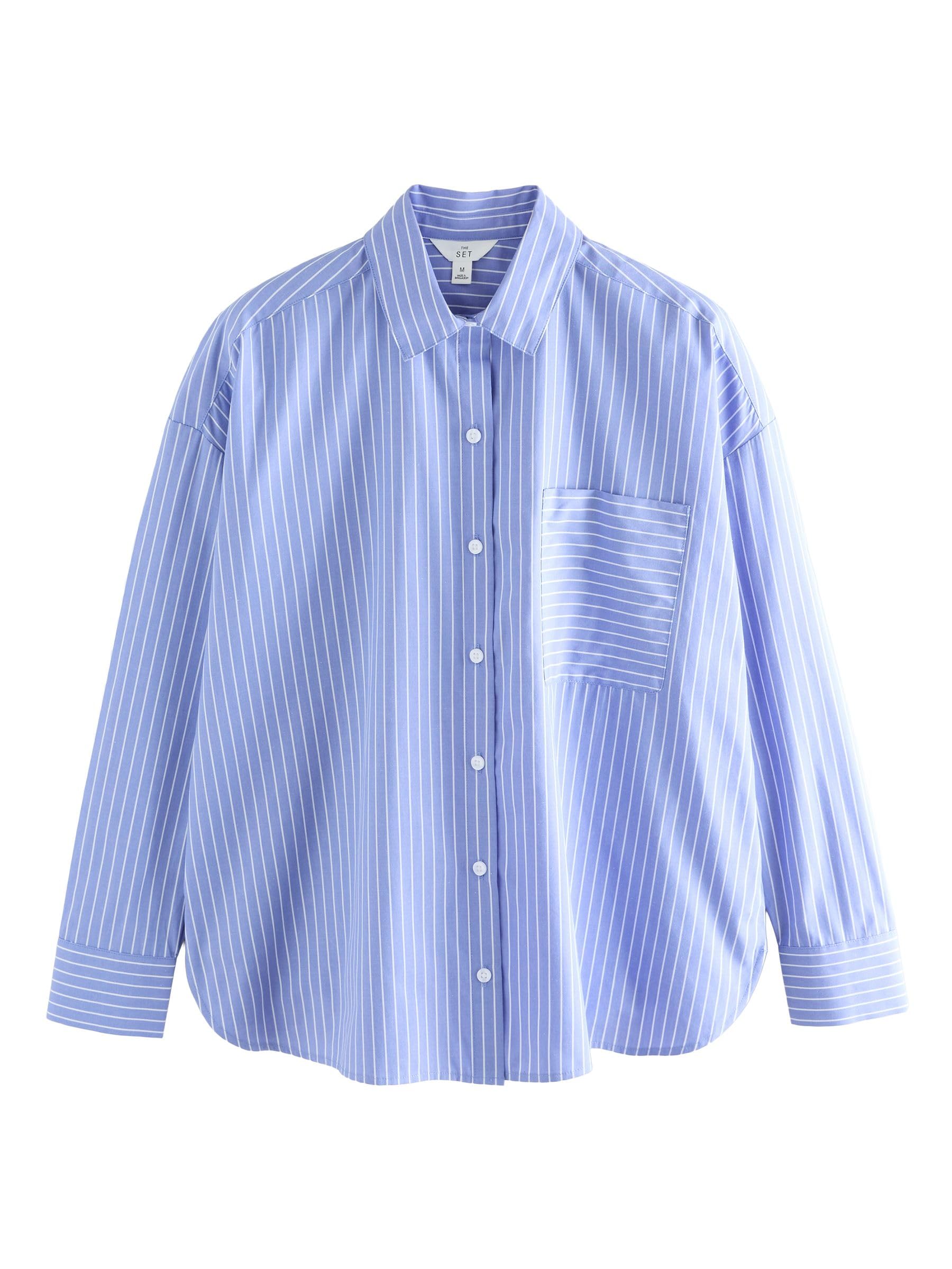 Next The Set camicia donna 3 pezzi L a righe in cotone