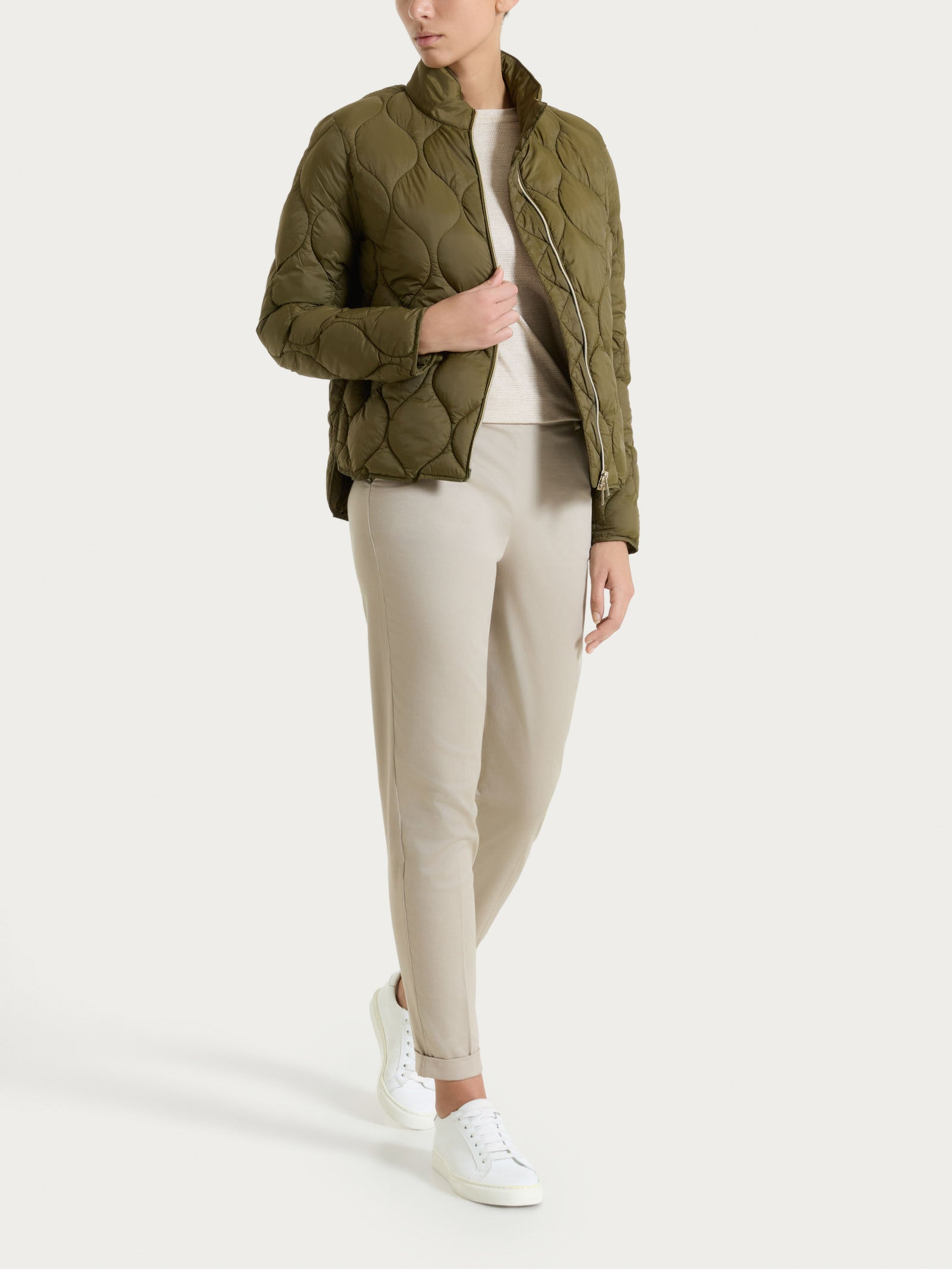 Ragno Onion Quilt piumino corto Dark Olive