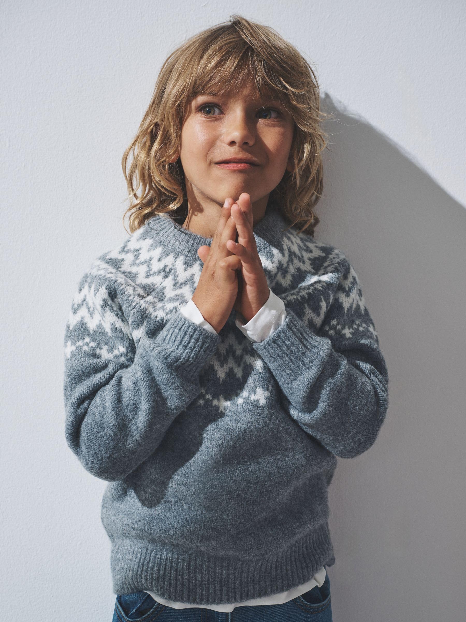 The Set maglione Fair Isle bambino 2 pezzi caldo