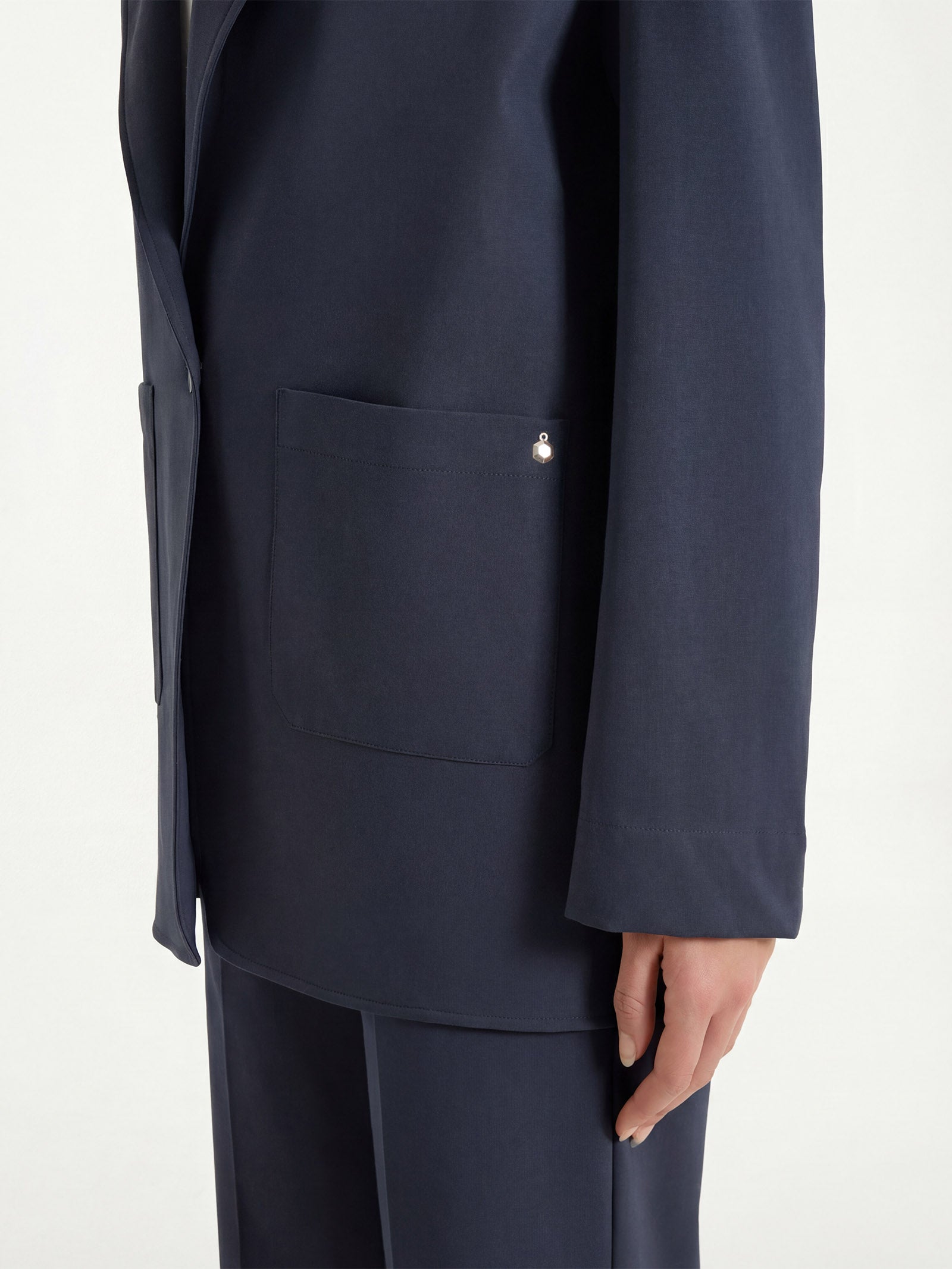 Ragno Compact Light blazer destrutturato Bleu un bottone