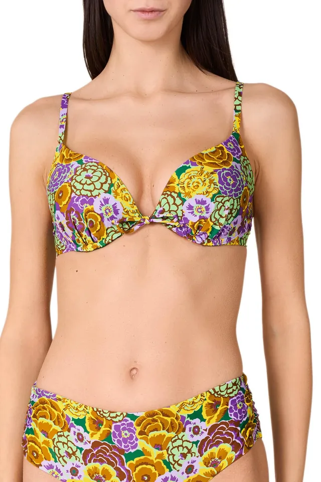 Goldenpoint Fleur Imbottito con Ferretto Top Bikini Floreale