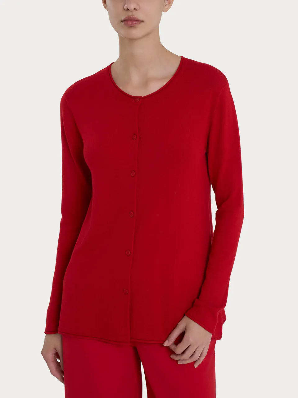 Ragno Summertime cardigan donna Salsa con bottoni