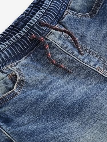 Next jeans larghi bambino 6 anni elasticizzati blu