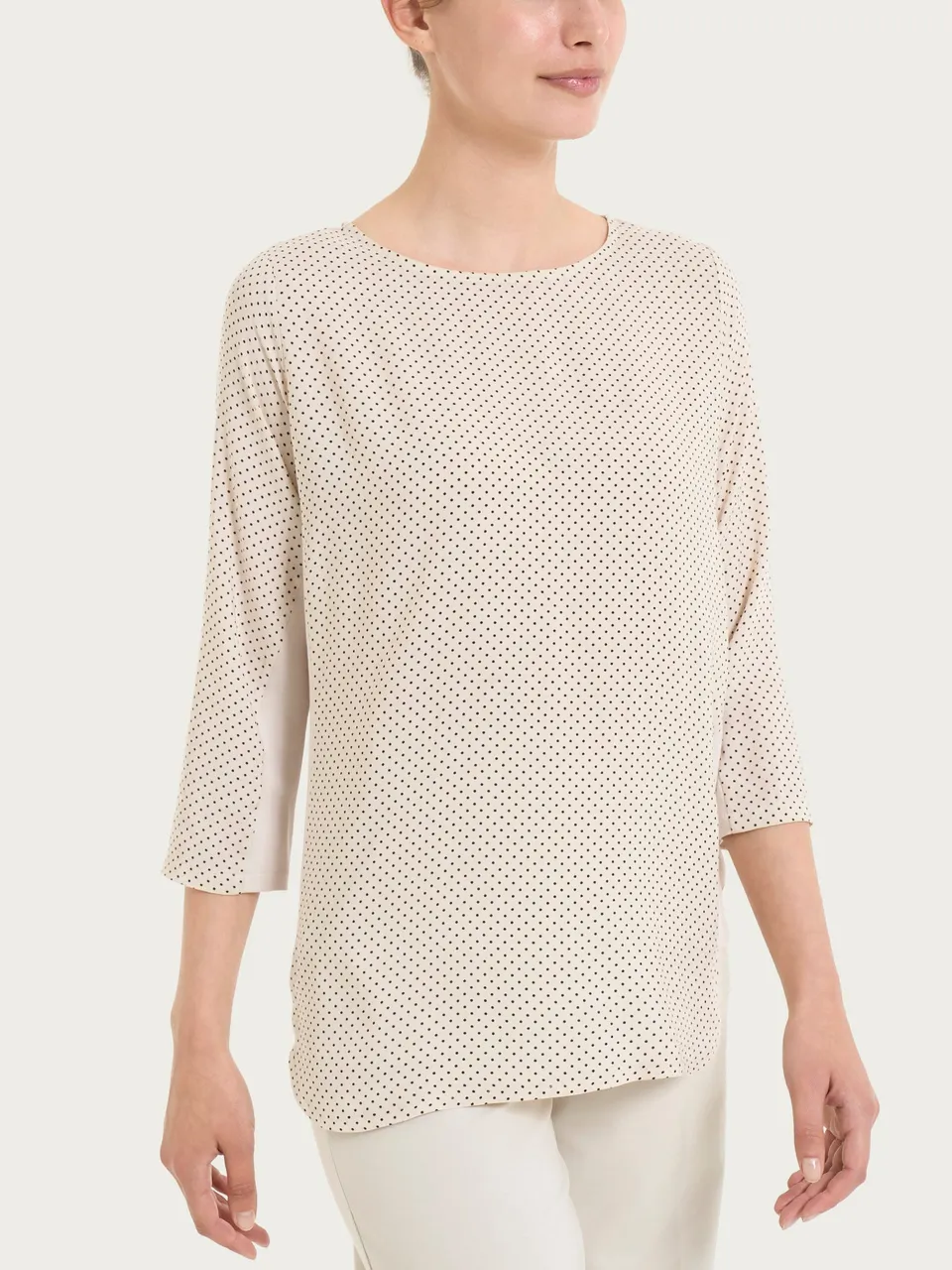 Ragno Relaxed Maglia Pois Champignon manica 3/4