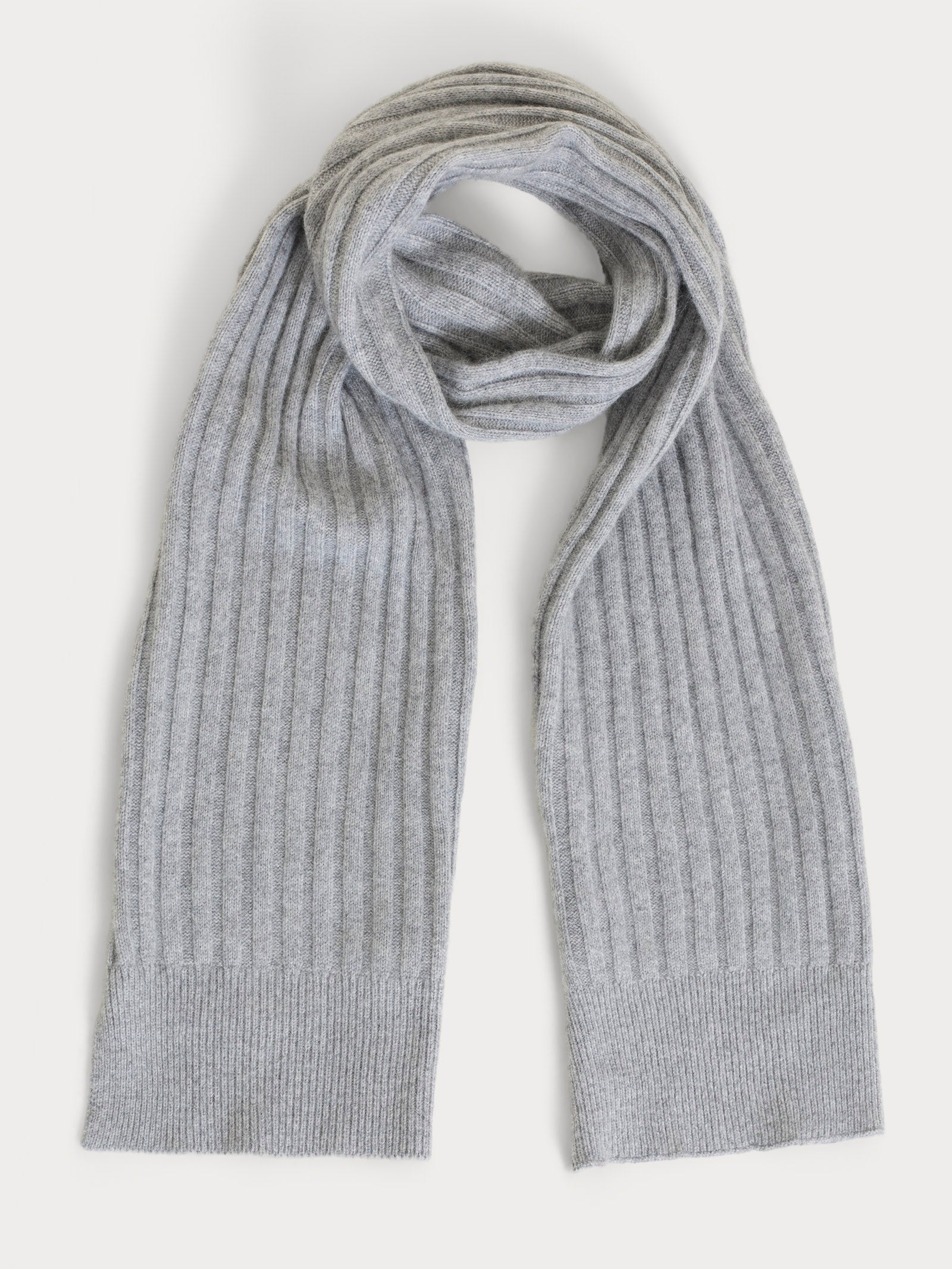 Ragno Comfort sciarpa unisex Natural Soft Ghiaia Mel. calda