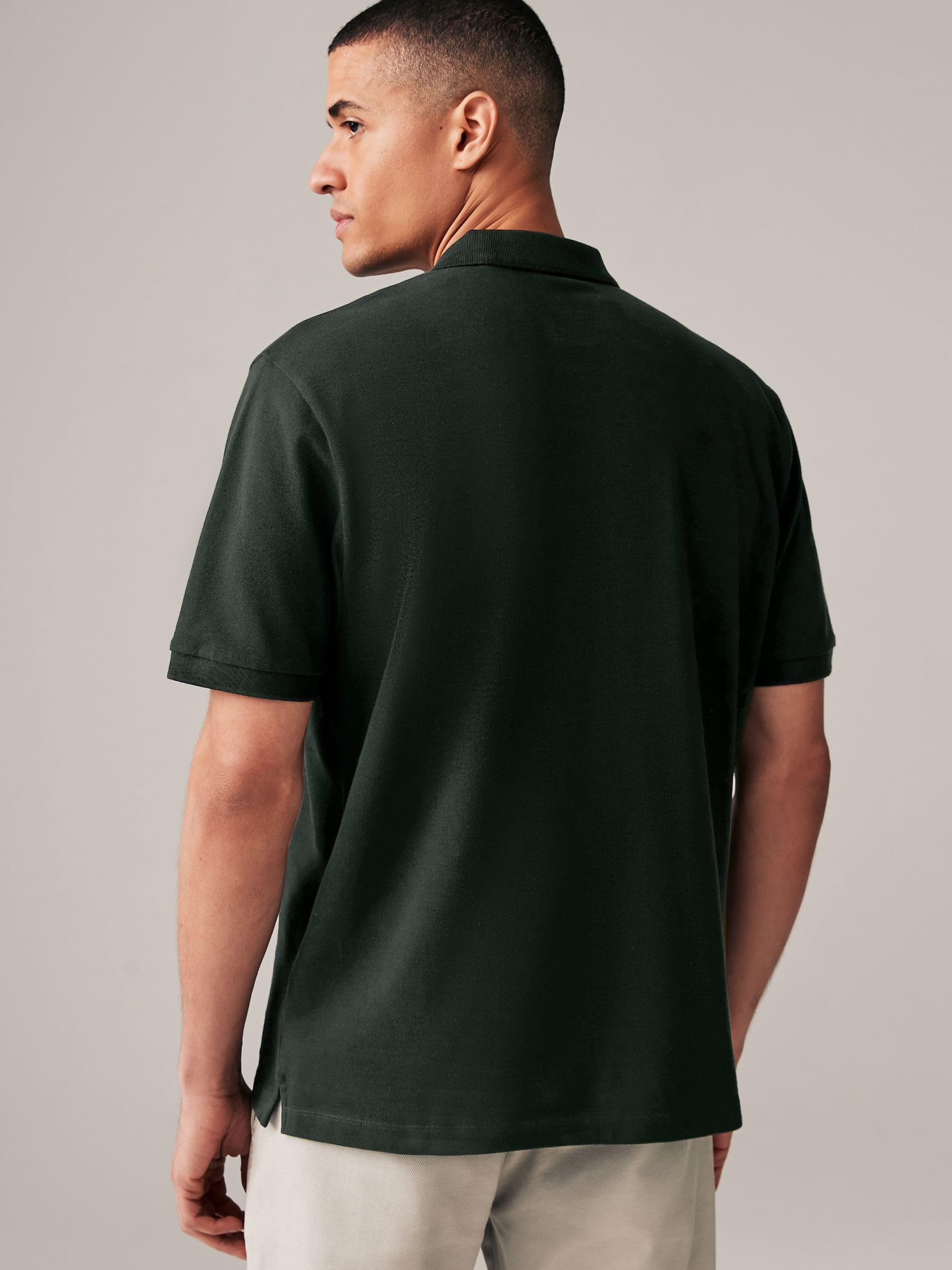 Next Polo Piqué Uomo Manica Corta Vestibilità Classica