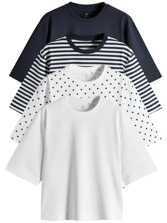 Next The Set T-Shirt Pesanti Cotone x4 Comode
