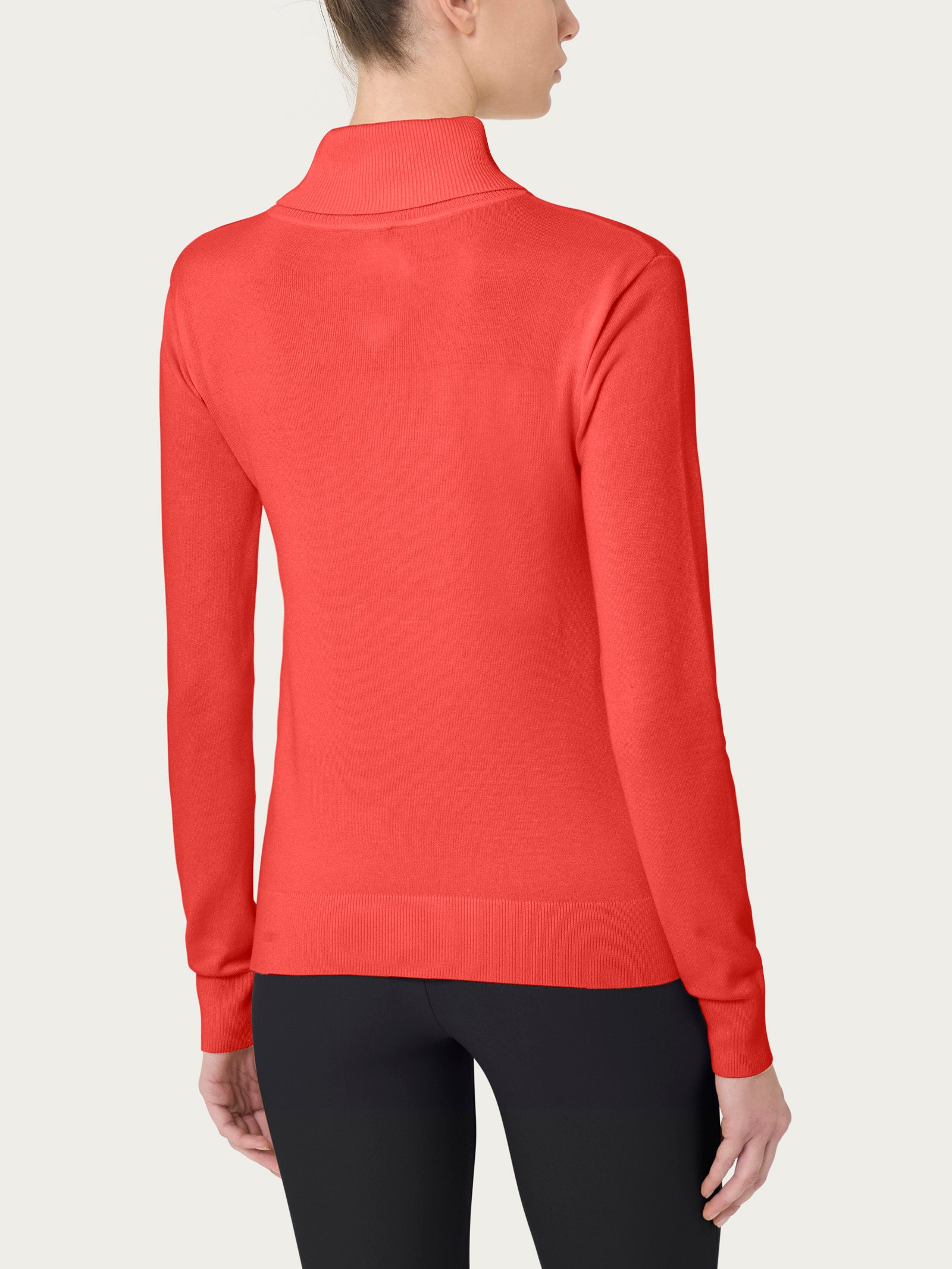 Ragno Four Seasons Dolcevita donna viscosa Cayenne skinny