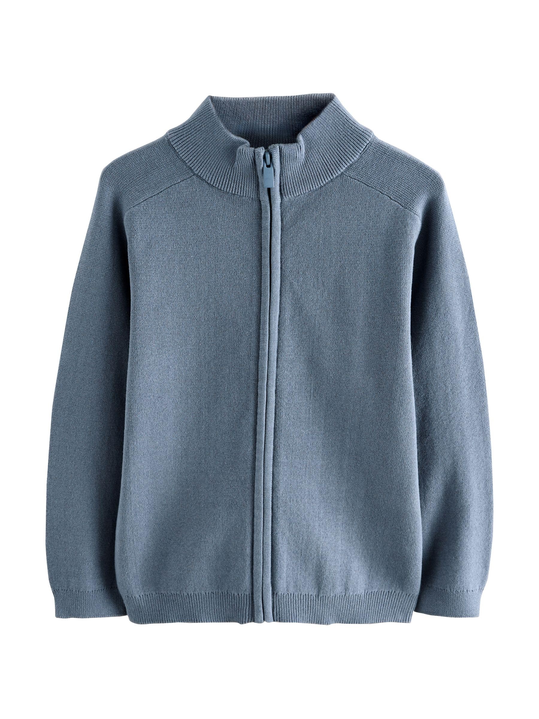 Next cardigan maglia bimbo con zip taglia 104